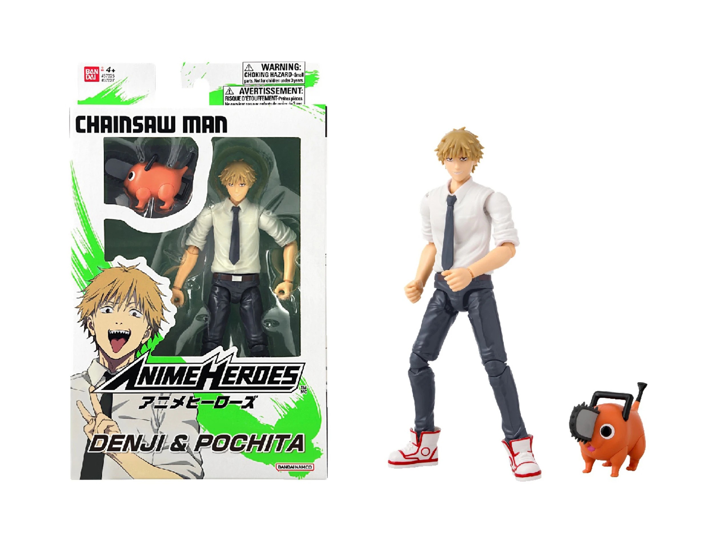 1 Anime Heroes Chainsaw Man Action Figure - Denji & Pochita - Multi, 1 of 3