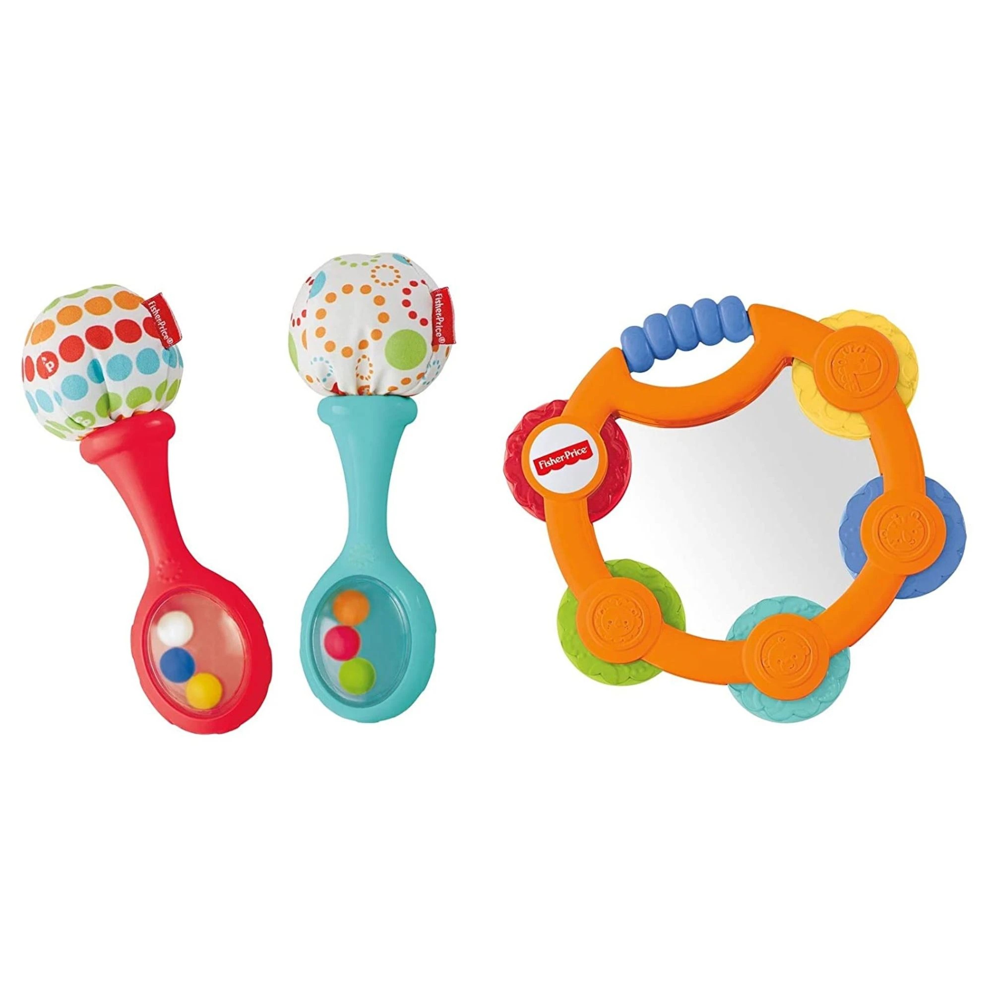 2 Fisher-Price Tambourine & Maracas Gift Set, 2 of 5