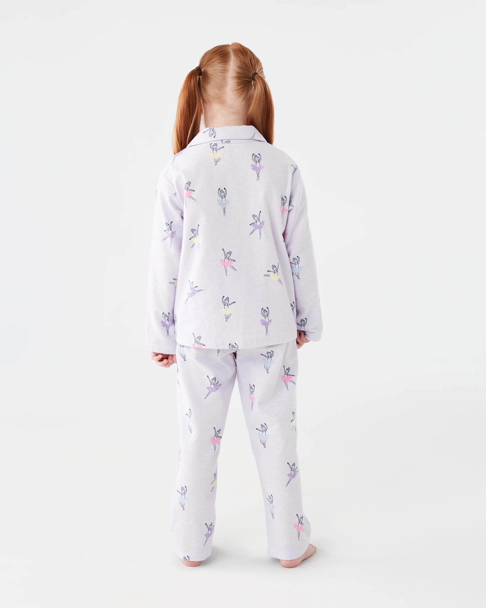 2 Flannel Pyjama Set Pur Ballet, 2 of 9