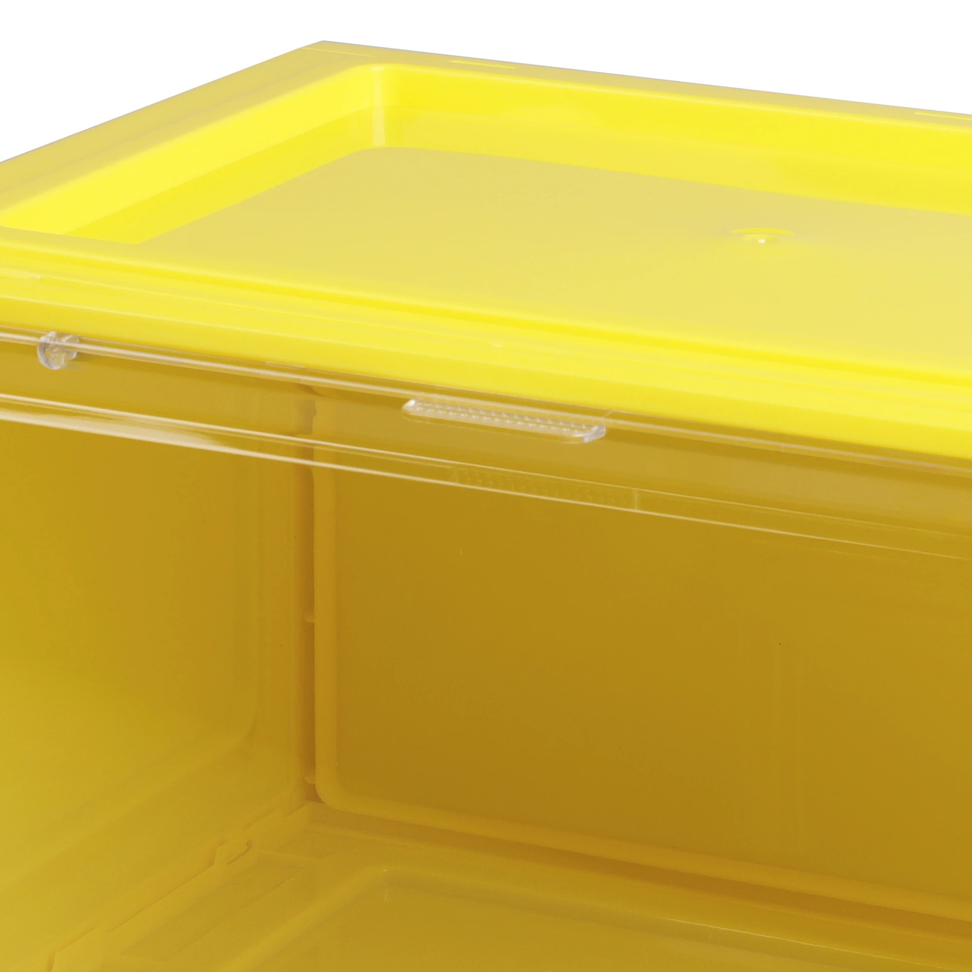 5 Traderight 6PCS Storage Box Stackable - Yellow, 5 of 7