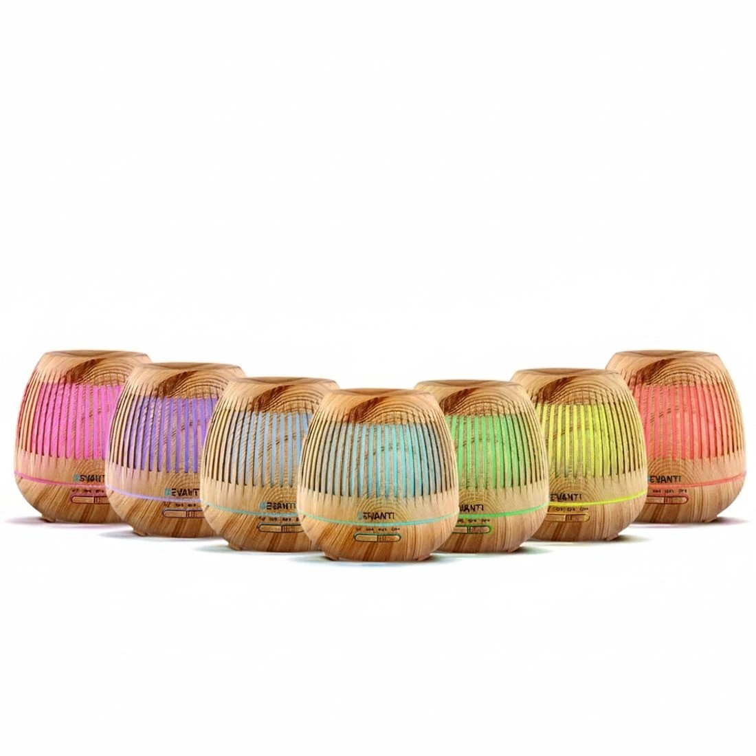 5 Devanti Aroma Diffuser Aromatherapy Humidifier 400ml - Natural, 5 of 6