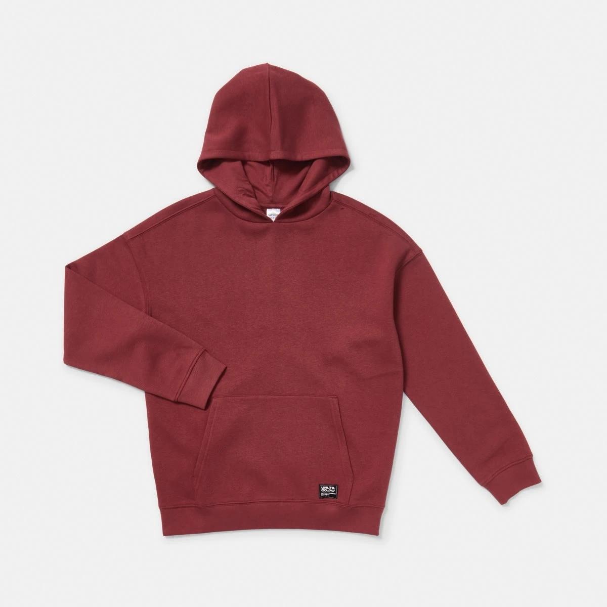 8 Oversized Hoodie With Pocket Red Brick, 8 of 9