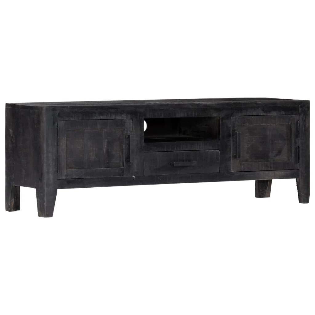 1 vidaXL TV cabinet Ample Storage - Black, 1 of 10