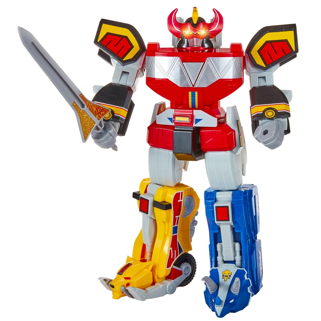 2 Mighty Morphin Power Rangers Re-Ignition Ultimate Megazord with Mega Power Sword Action Figure, 2 of 5