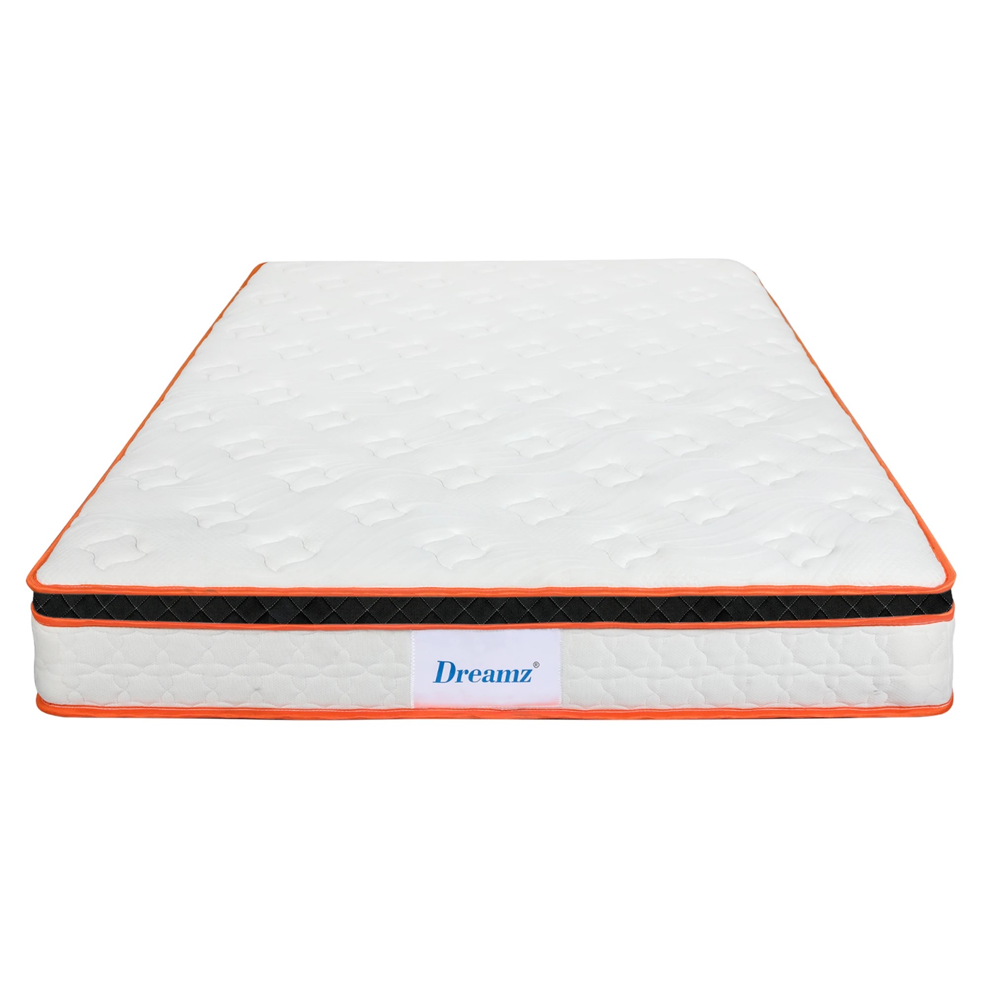 2 Dreamz Spring Mattress 7 Zone Bed Pocket Medium Firm Memory Foam 26cm Queen, 2 of 9