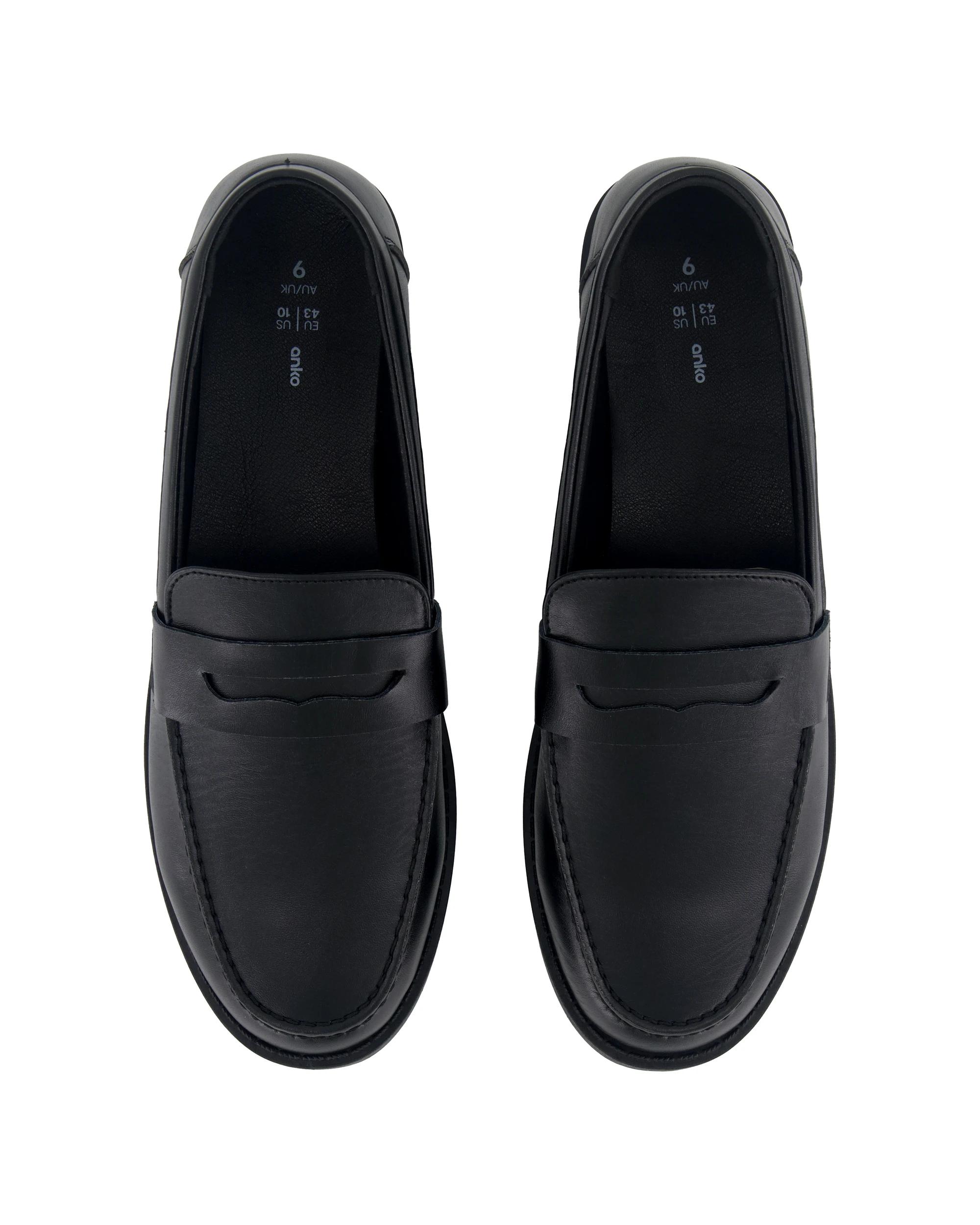 3 PU Loafers Black, 3 of 5