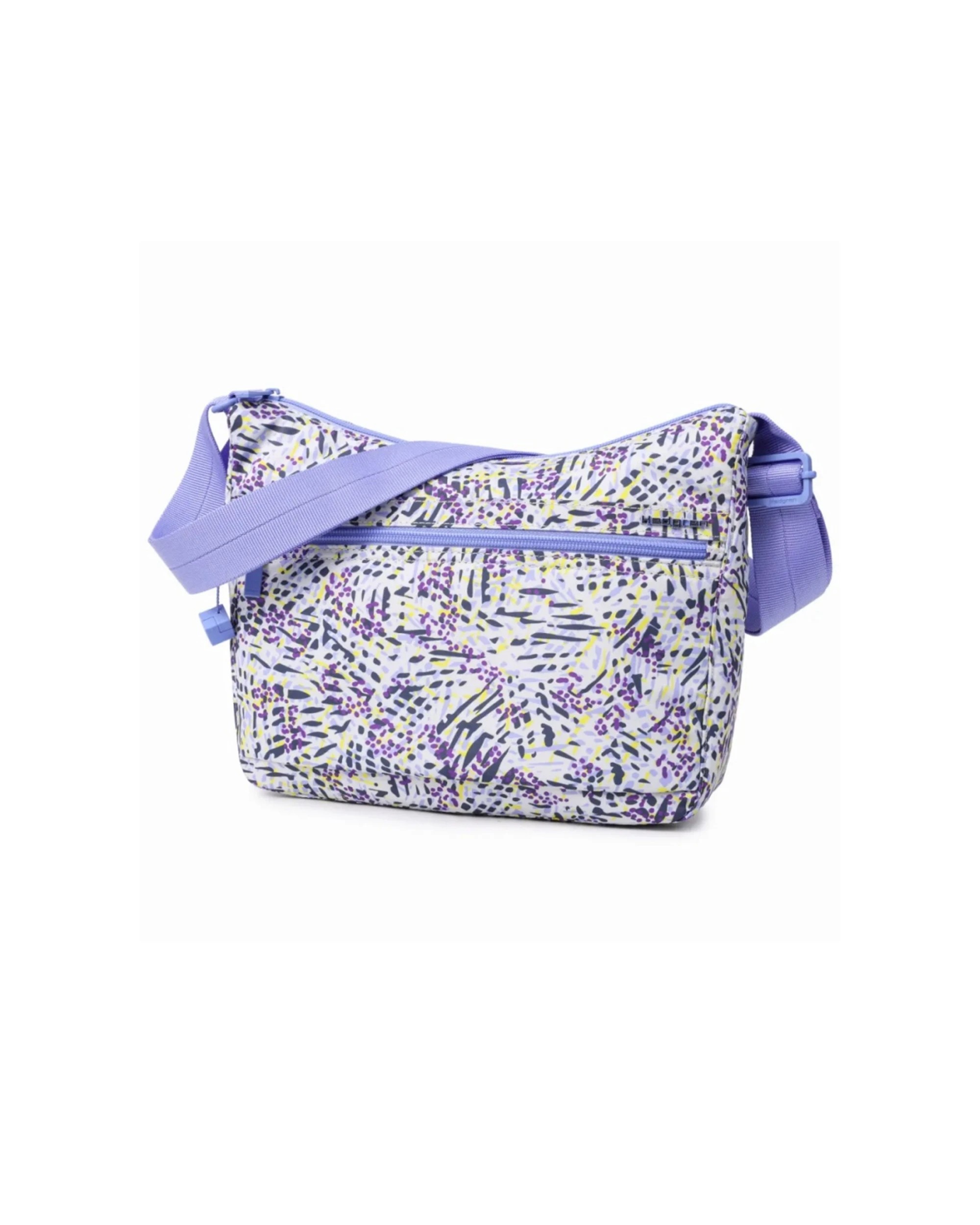 3 Hedgren Harpers Womens Small Crossbody Bag with RFID Lightweight Jungle Print - Purple, 3 of 7