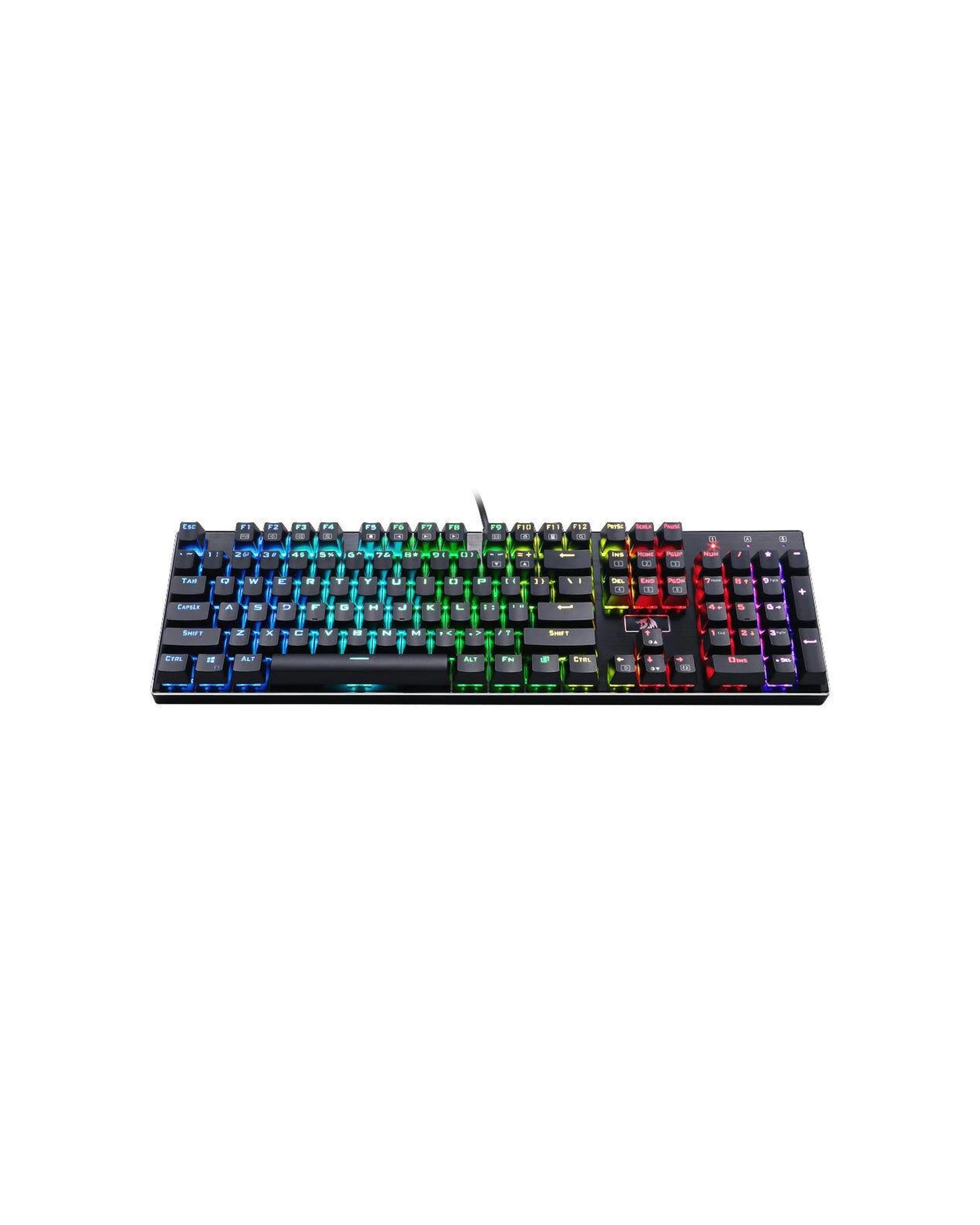 8 Redragon K556RGB Devarajas Black Metal FullSize Wired Mechanical Keyboard, 8 of 8