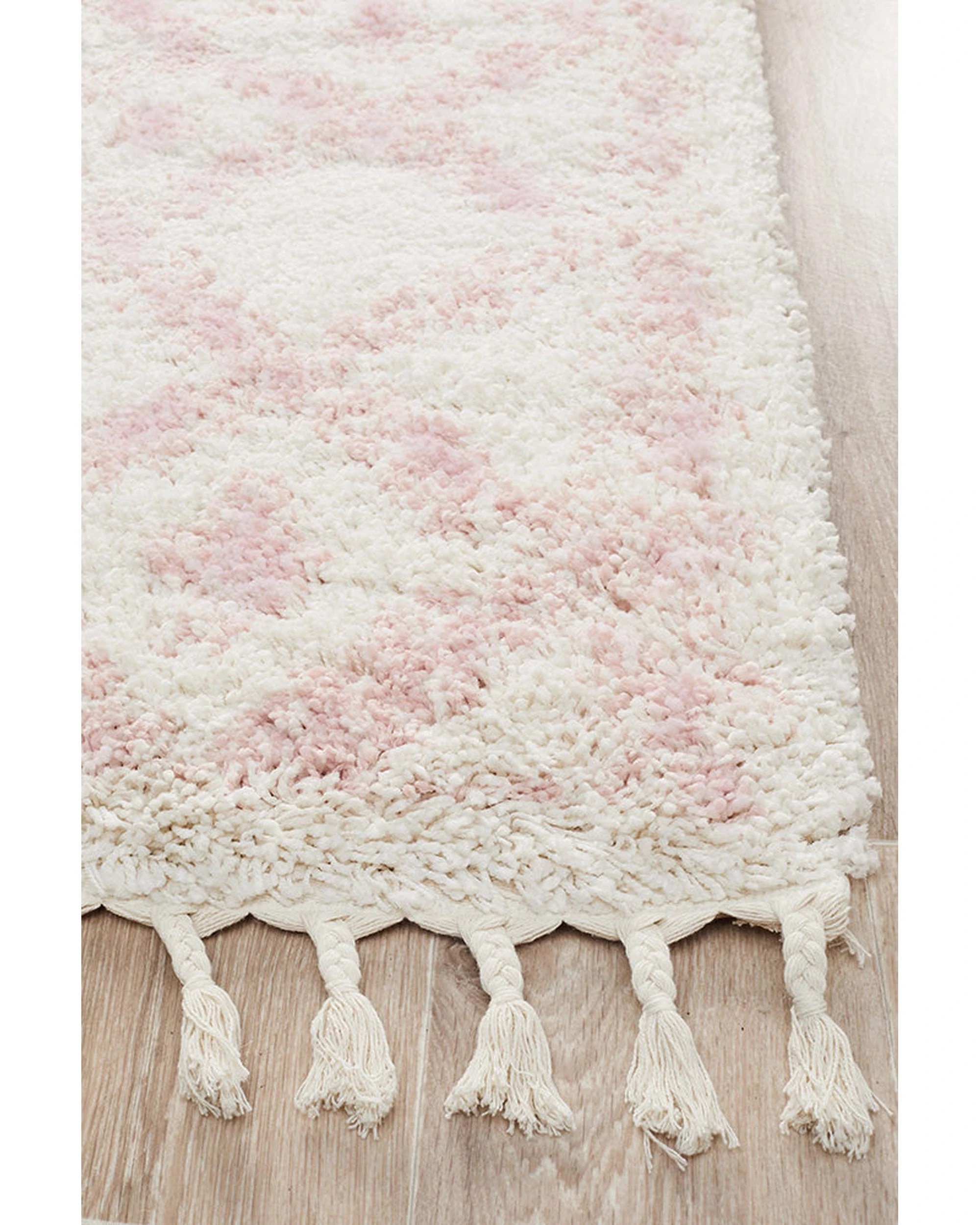 4 Rug Culture Saffron 33 Pink Runner Rug, 80 x 300 cm, 4 cm Pile, Polypropylene - Assorted, 4 of 7