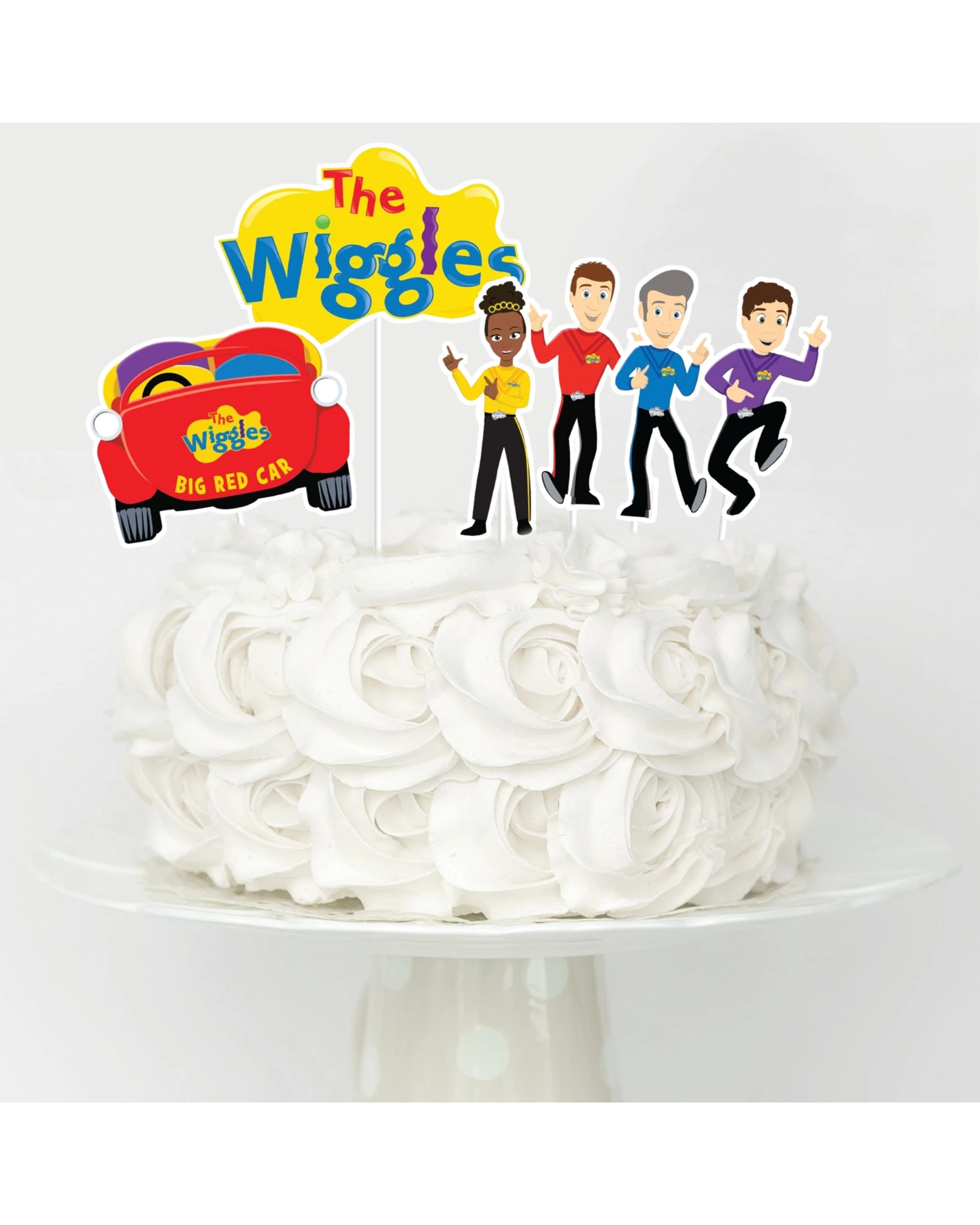 2 Amscan The Wiggles Party Cake Topper Kit Pack of 6, 2 of 3
