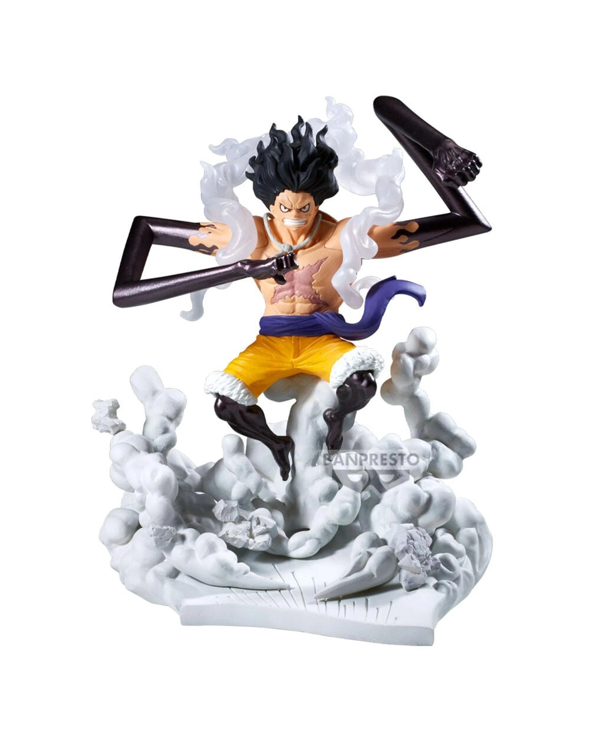1 Banpresto Senkozekkei One Piece Monkey D. Luffy Gear 4 Figure, 1 of 4