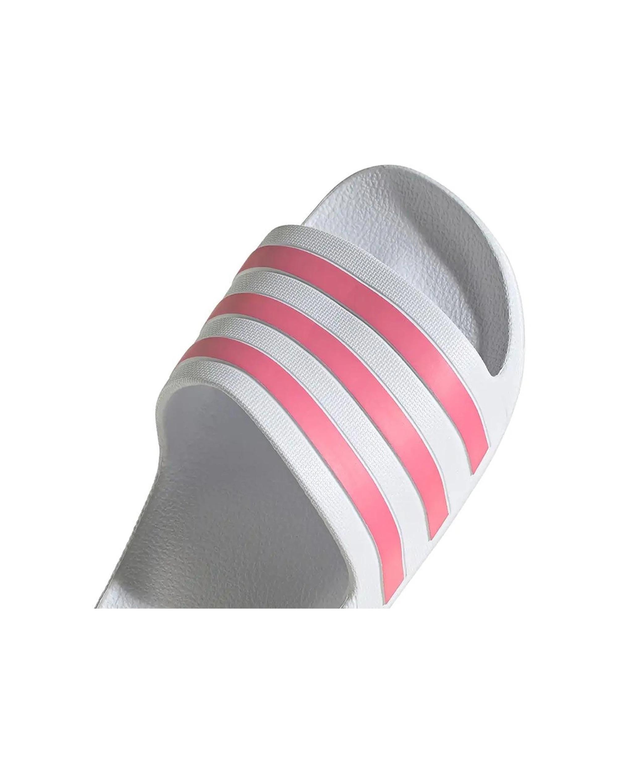 4 Adidas Adilette Aqua Slides Quick Dry CLOUD WHITE/ROSE TONE, 4 of 4