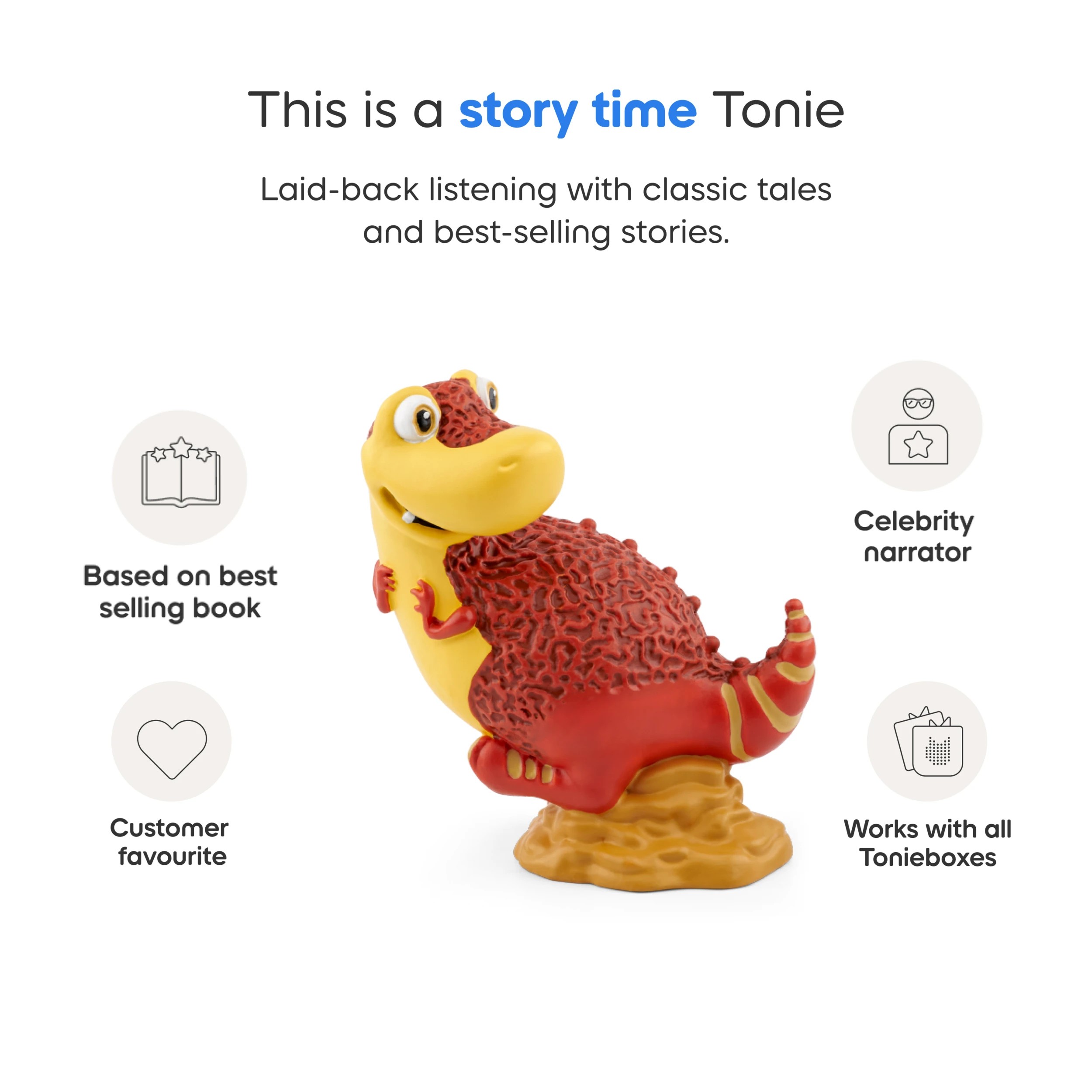 6 Tonies  Tom Fletcher & Dougie Poynter - The Dinosaur That Pooped Collection Tonie Audio Character - Multi, 6 of 7