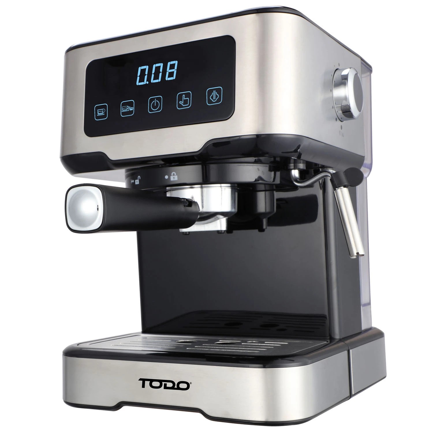 1 TODO Espresso Coffee Machine Maker Automatic Touch Control LED Display 15 Bar Pump 1.5L, 1 of 5