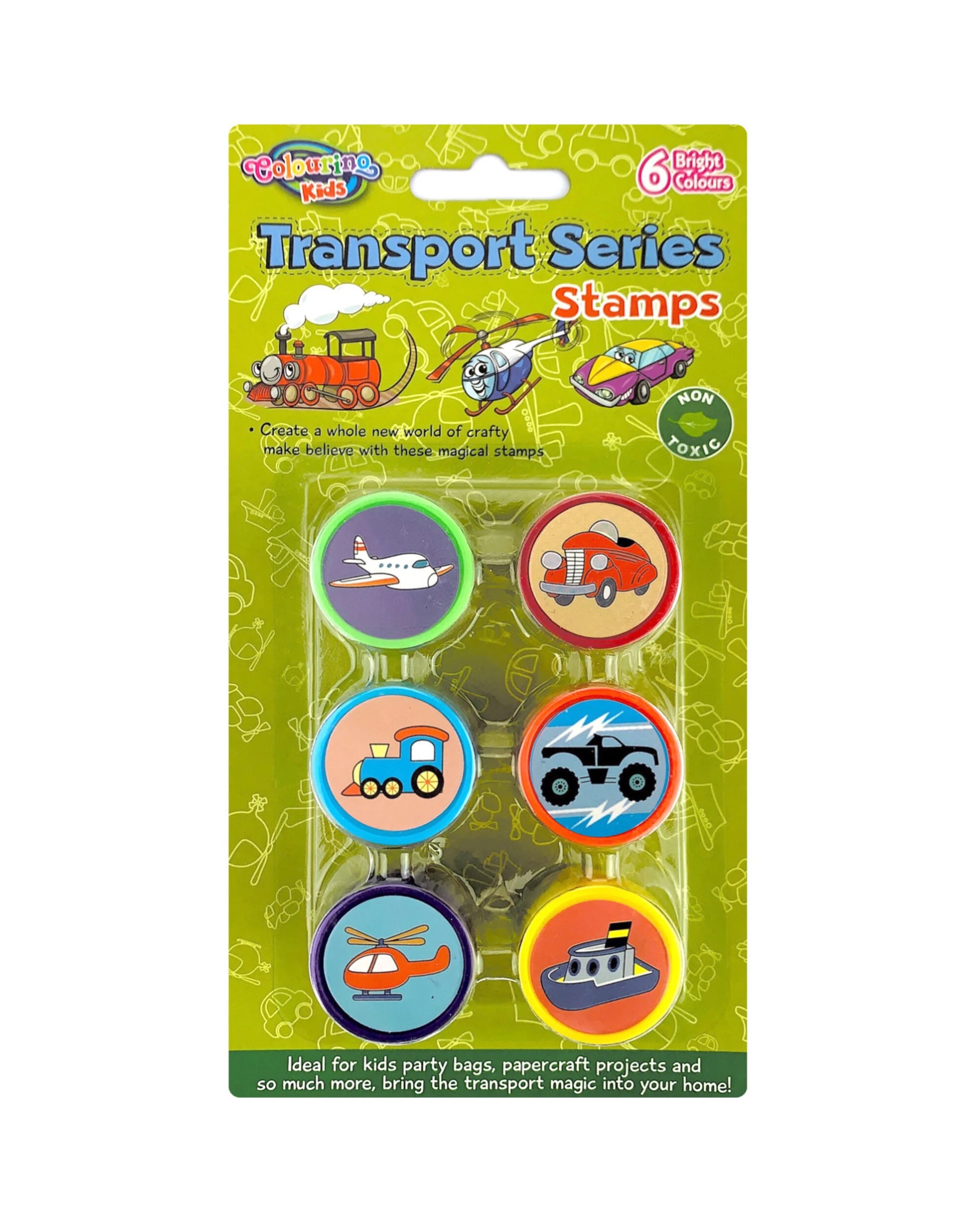 1 Durmaz Transport Stamps Pack of 6 - Multi, 1 of 1