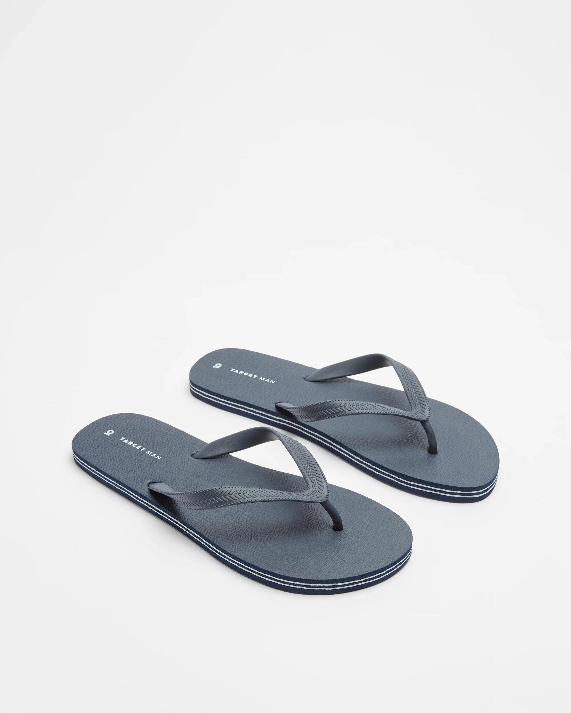 3 Target Man Mens Thongs - Maui NAVY, 3 of 3