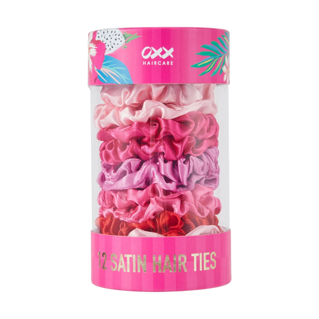 1 OXX Haircare 12 Pack Satin Hair Ties, 1 of 5