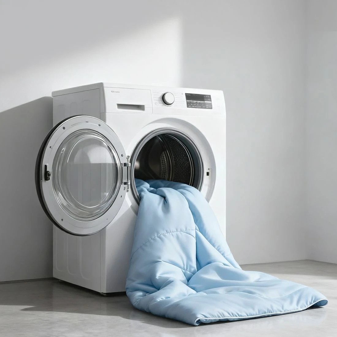 8 Giselle Tencel Quilt 200GSM Summer Quilts Comforter Doona Light Weight Soft Throw Blanket Super King - Blue, 8 of 9