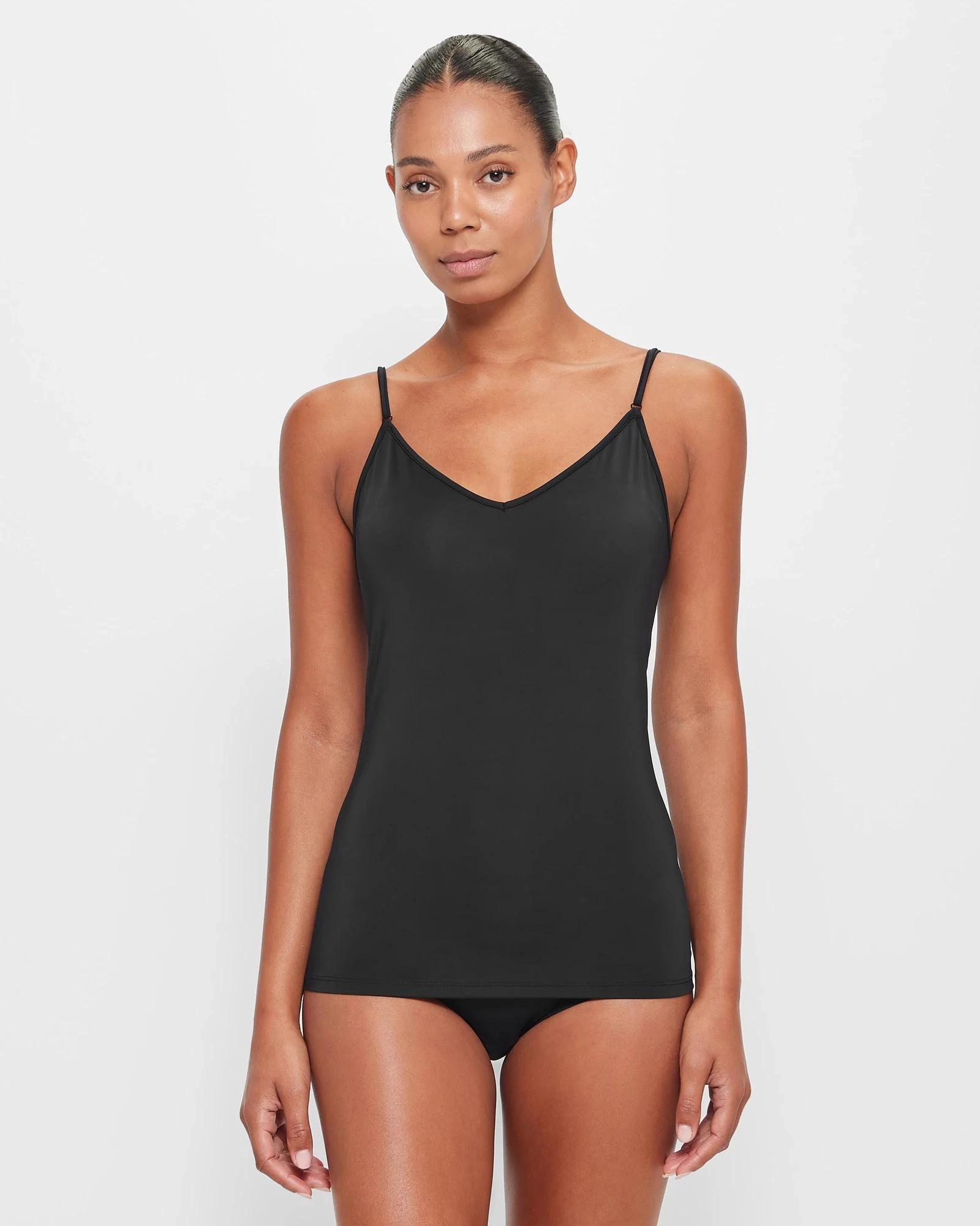 4 Target Microfibre Reversible Cami BLACK, 4 of 10