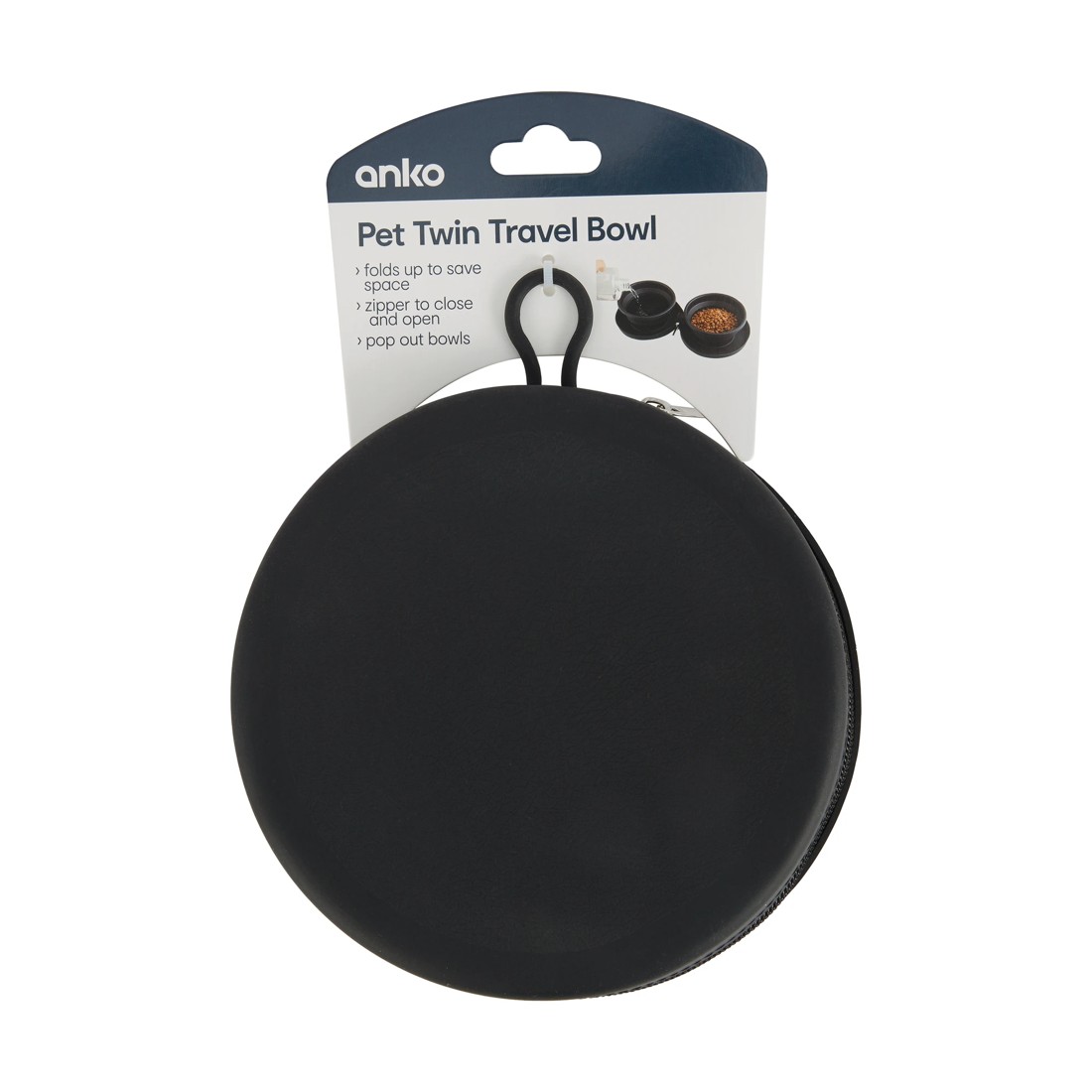 10 Pet Twin Travel Silicone Bowl, 10 of 10