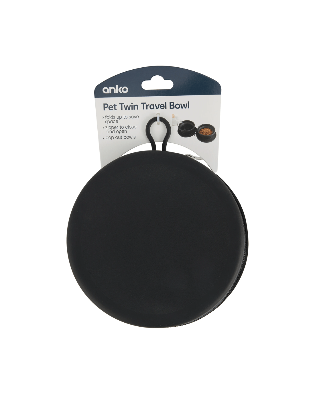 10 Pet Twin Travel Silicone Bowl, 10 of 10