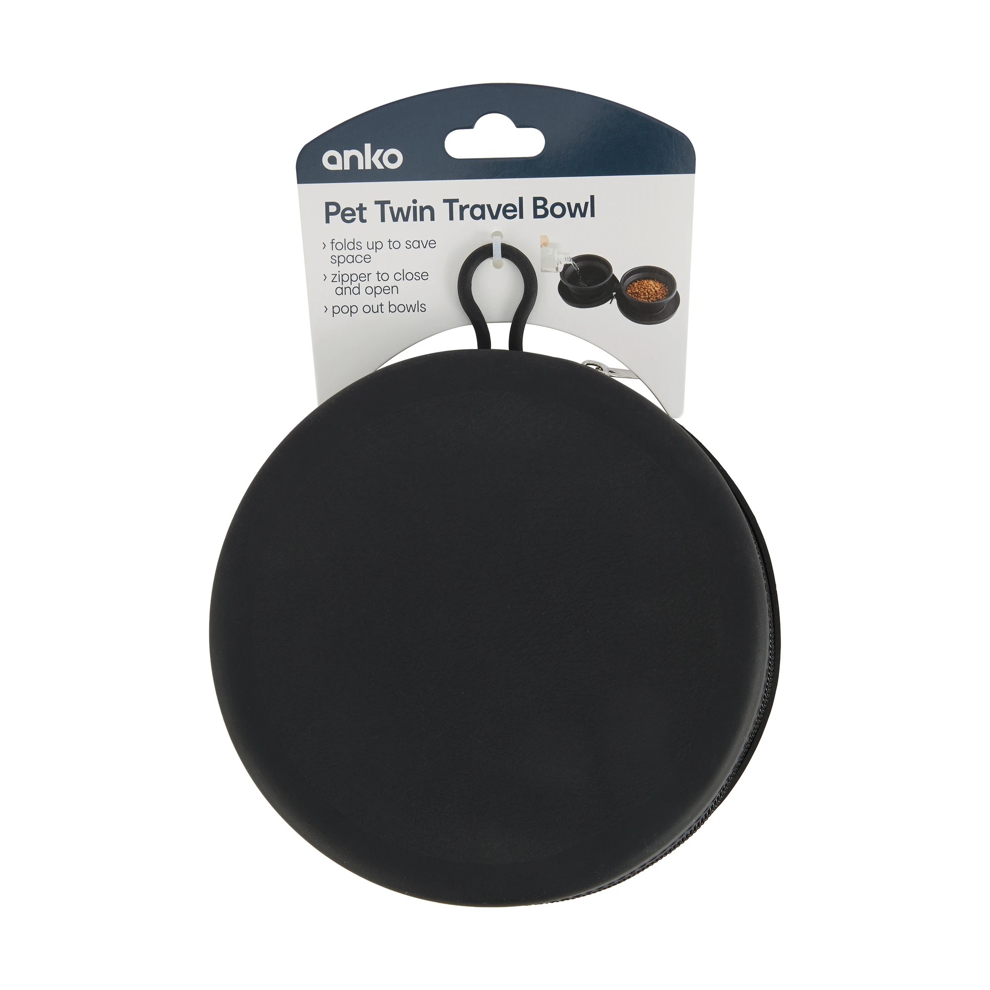 10 Pet Twin Travel Silicone Bowl, 10 of 10