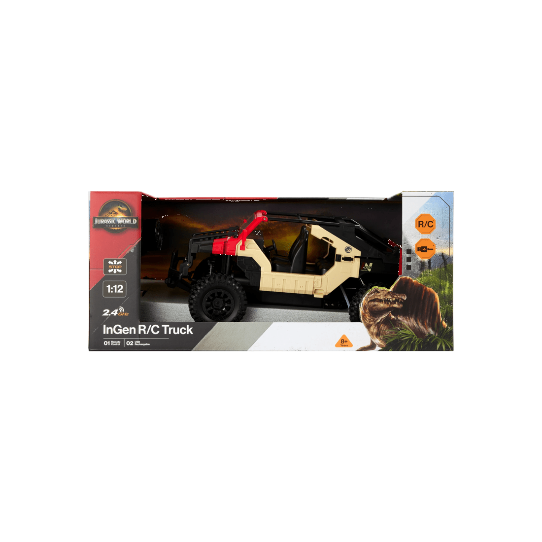 1 Jurassic World Rebirth InGen R/C Truck Toy, 1 of 8