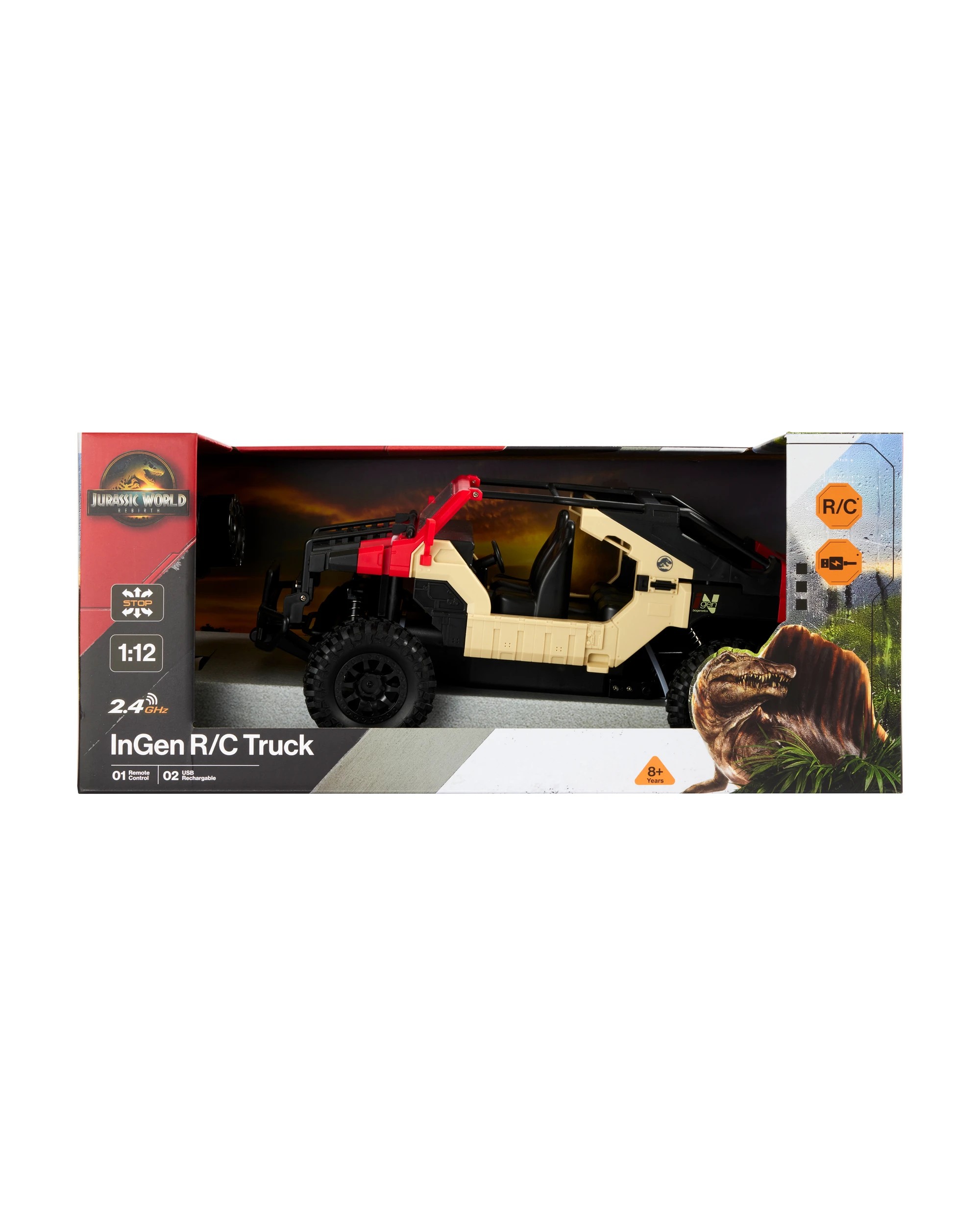 1 Jurassic World Rebirth InGen R/C Truck Toy, 1 of 8