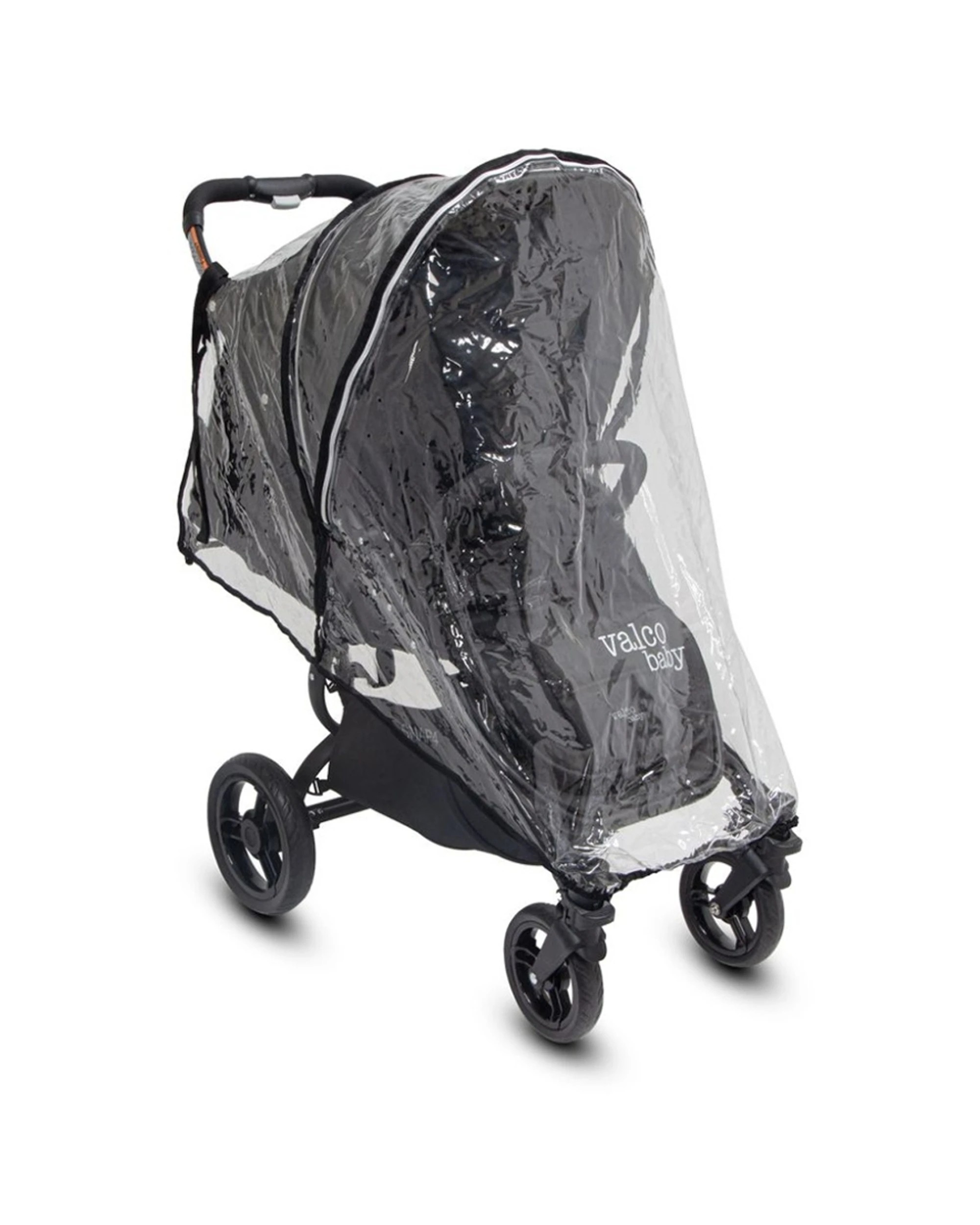3 ValcoBaby Stroller Pram Wind Rain Cover PVC Zip For Snap Snap-4 Trend Trend - Clear, 3 of 3