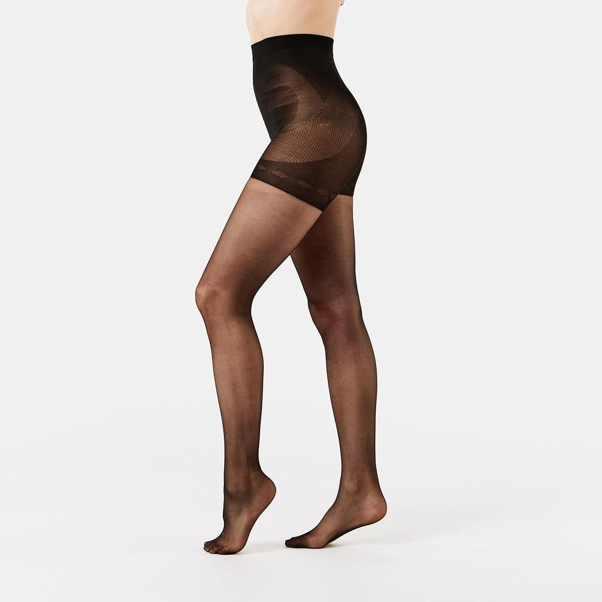 1 Body Shaping Pantyhose BLACK, 1 of 3