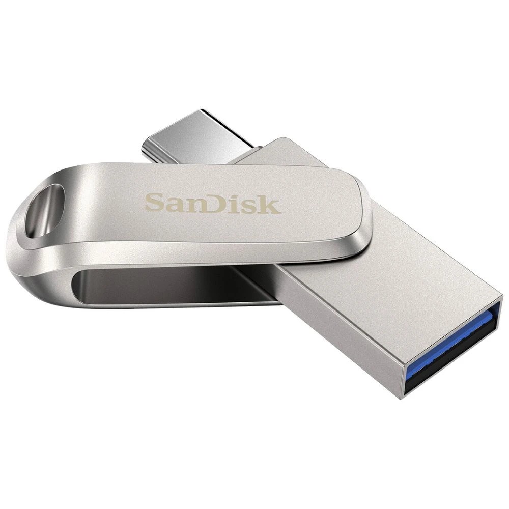 1 SanDisk 256GB Ultra Dual Drive Luxe USB-C Flash Drive, 1 of 6