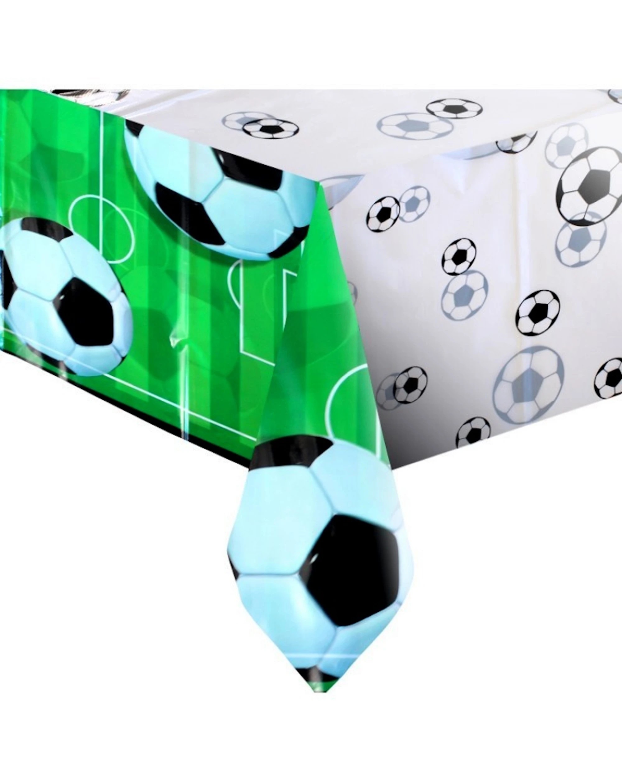 1 Unique Soccer Ball Plastic Tablecloth, 1 of 1