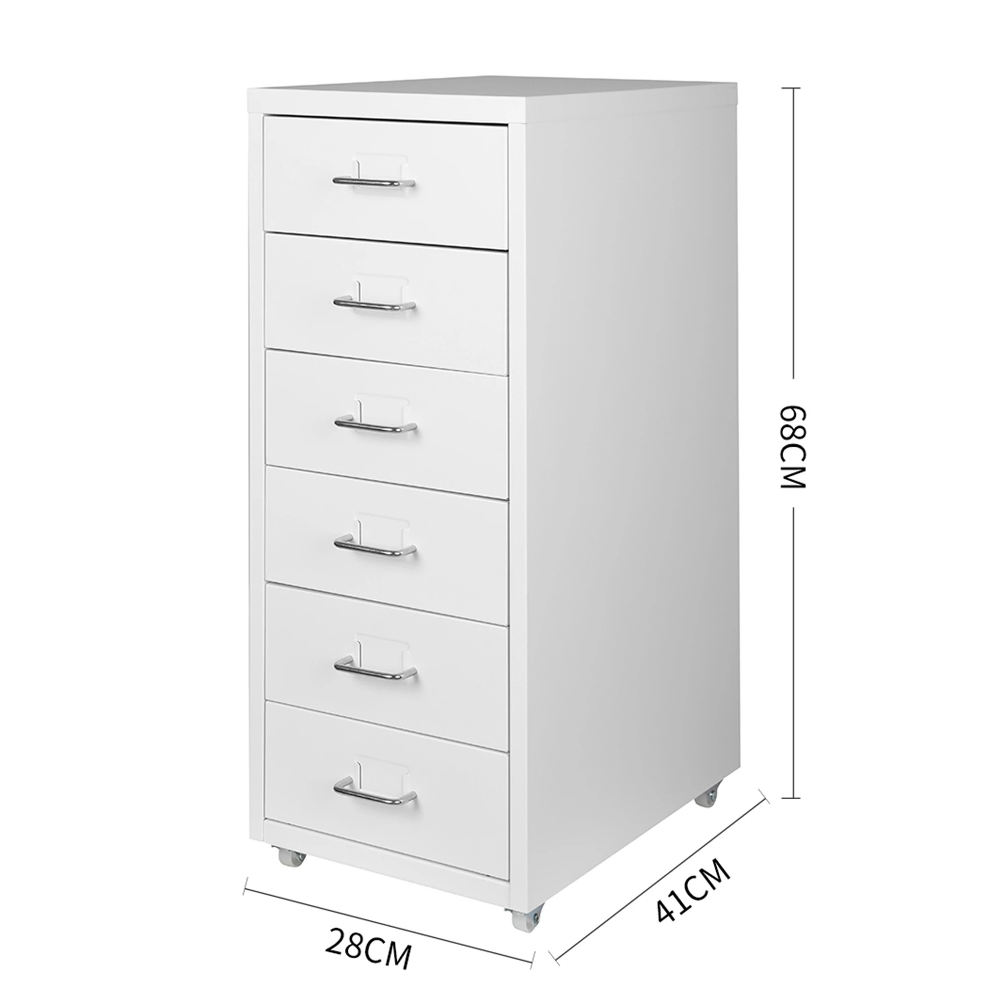3 Levede 6 Tiers Office Drawers - White, 3 of 7
