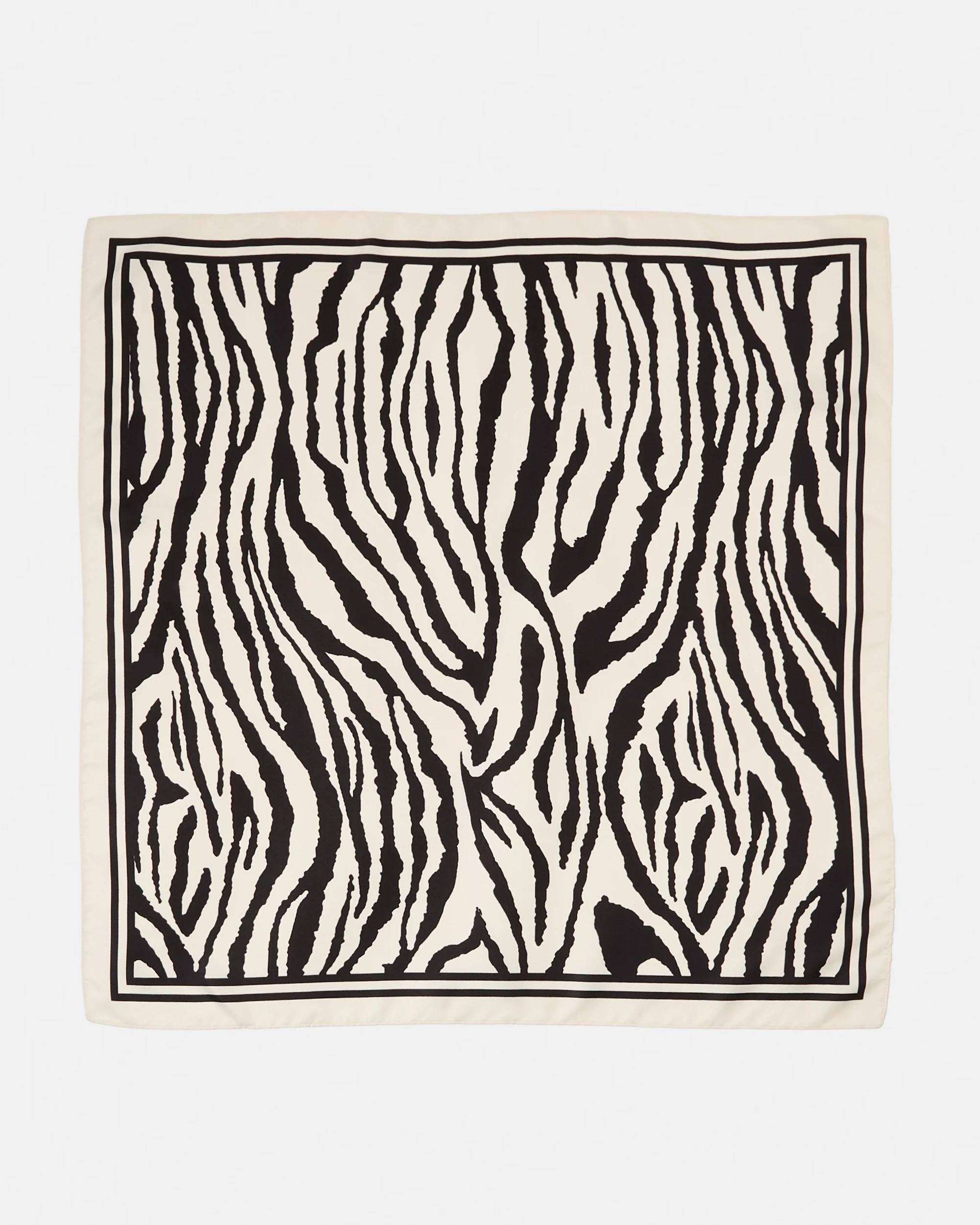 2 Zebra Scarf Black, 2 of 4