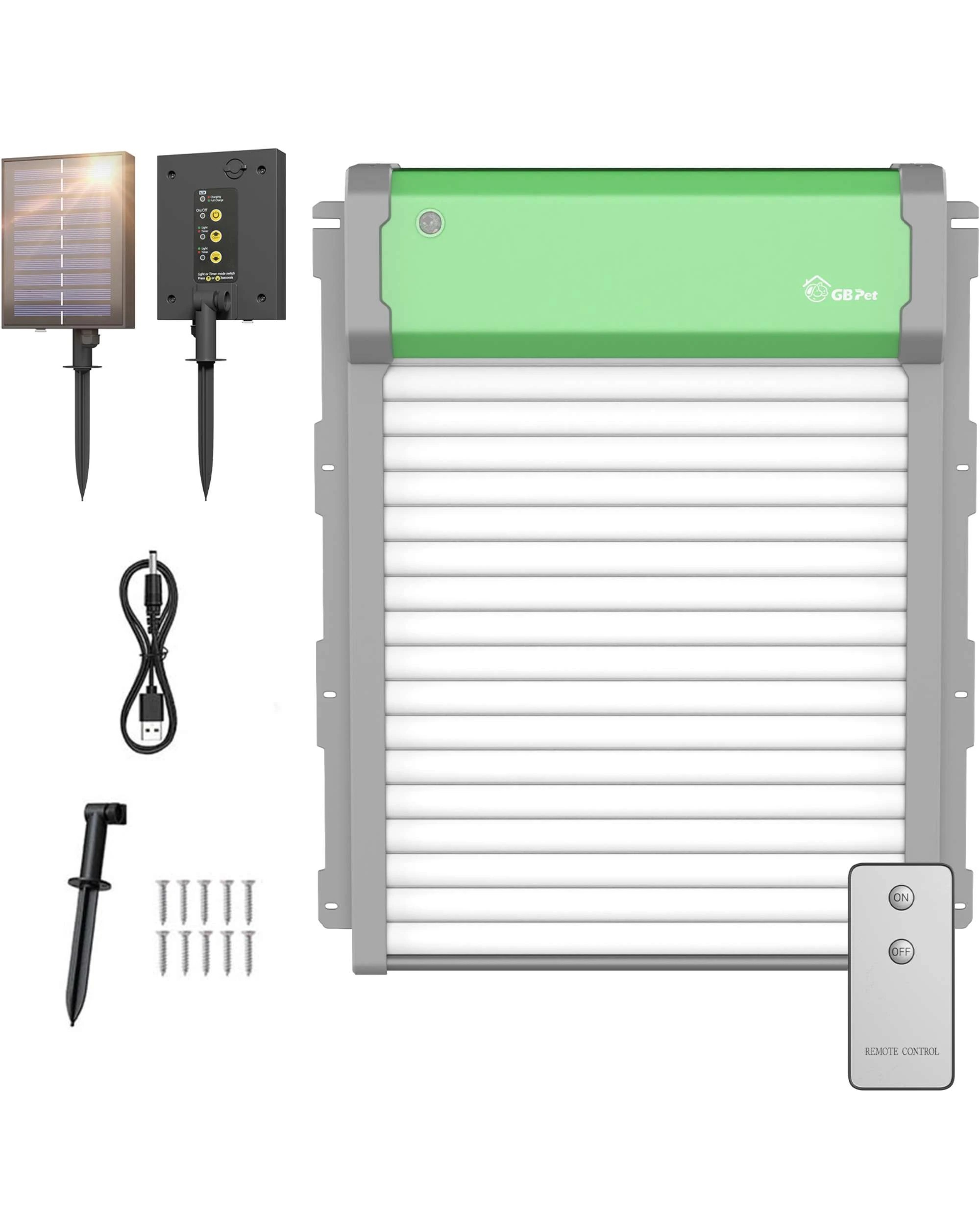 1 Advwin Automatic Chicken Coop Door Remote Control Solar Power, 1 of 7