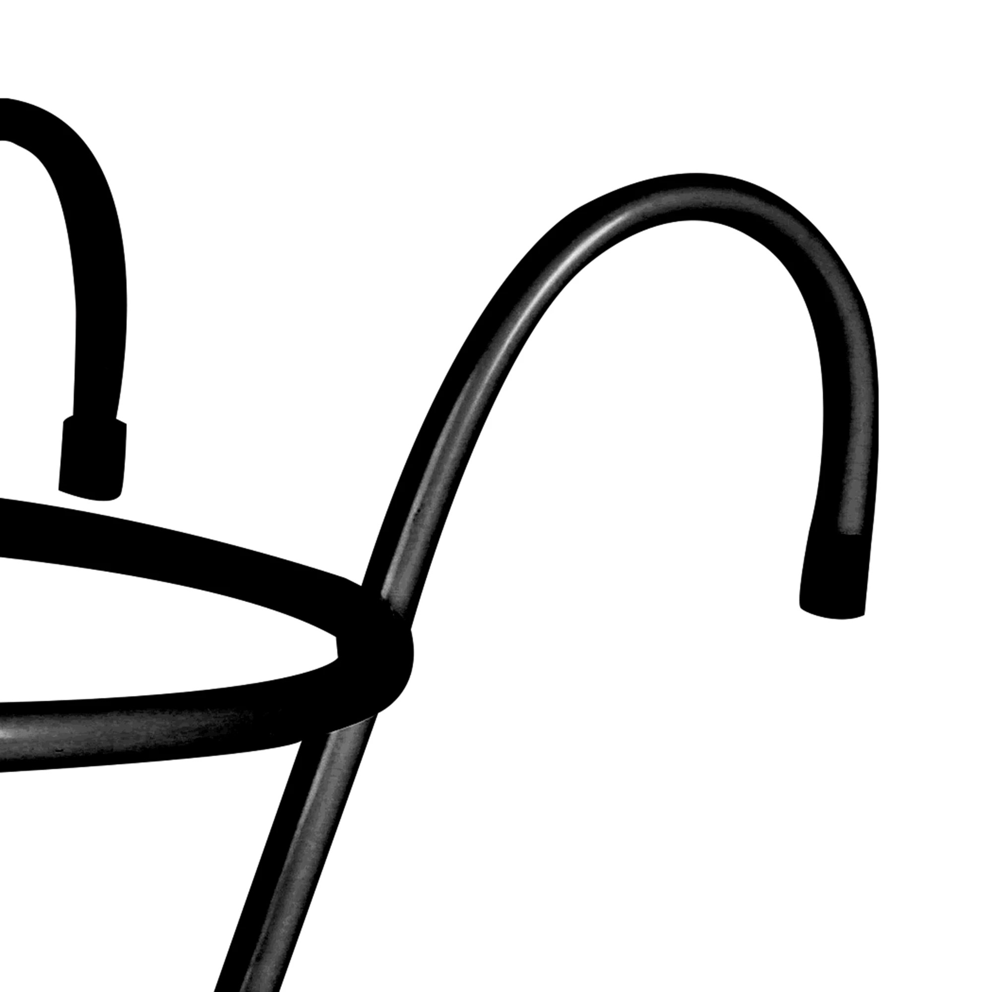 5 Levede 1x Flower Holder Plant Stand Hanging Pot Basket Plant Garden Wall Storage - Black, 5 of 6