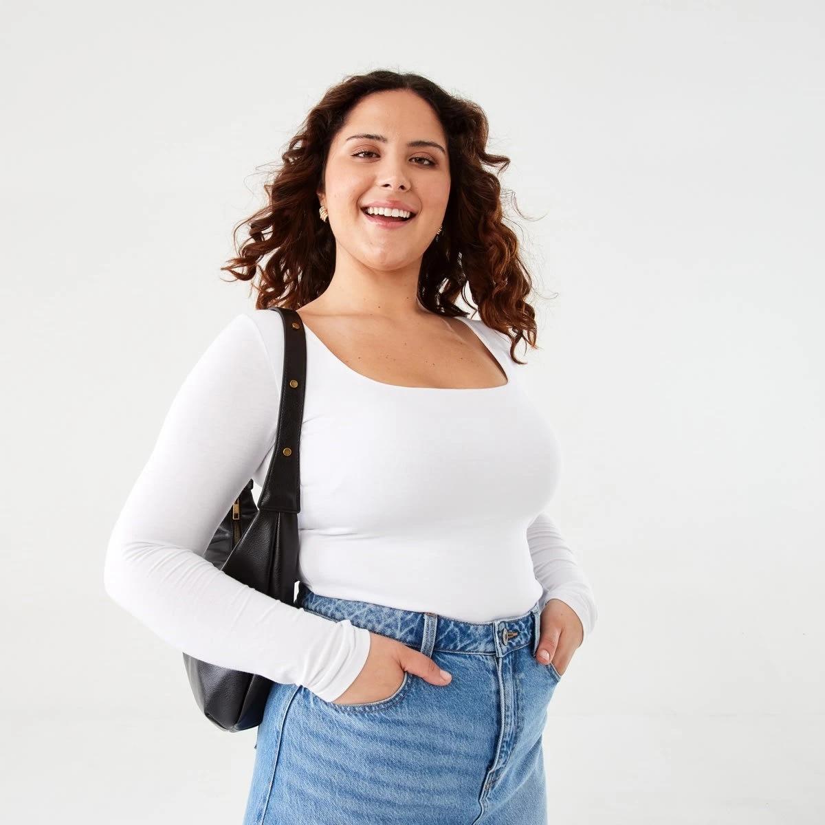 7 Denim A-Line Maxi Skirt Mid Wash, 7 of 9