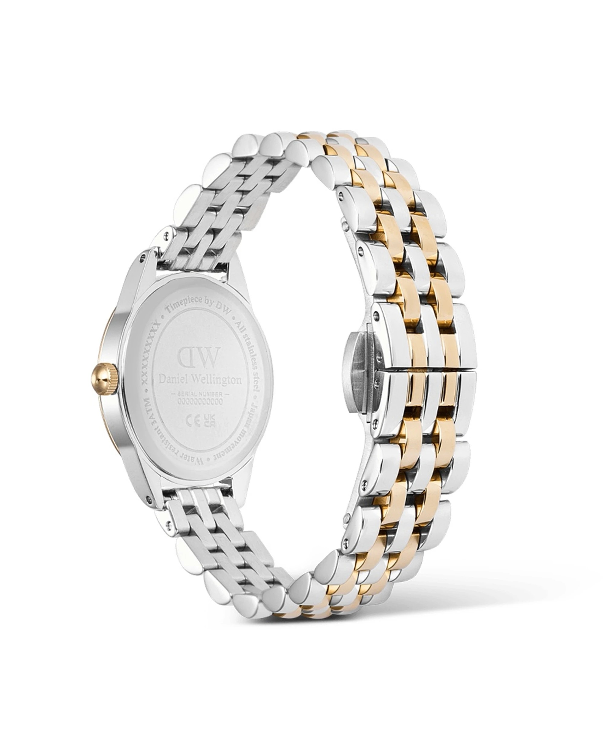 4 Daniel Wellington Ophelia Mini Two Tone Gold Silver Watch 22x25.5mm Elegant Oval Dial, 4 of 6