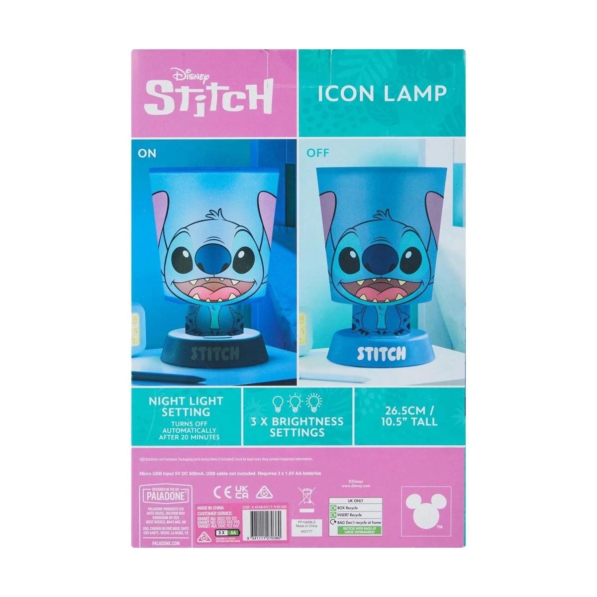 8 Stitch Character Icon Lamp, 8 of 8
