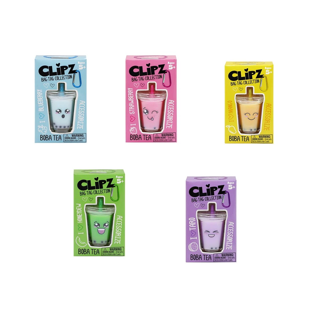 1 Clipz Boba Tea Bag Tag - Assorted, 1 of 6