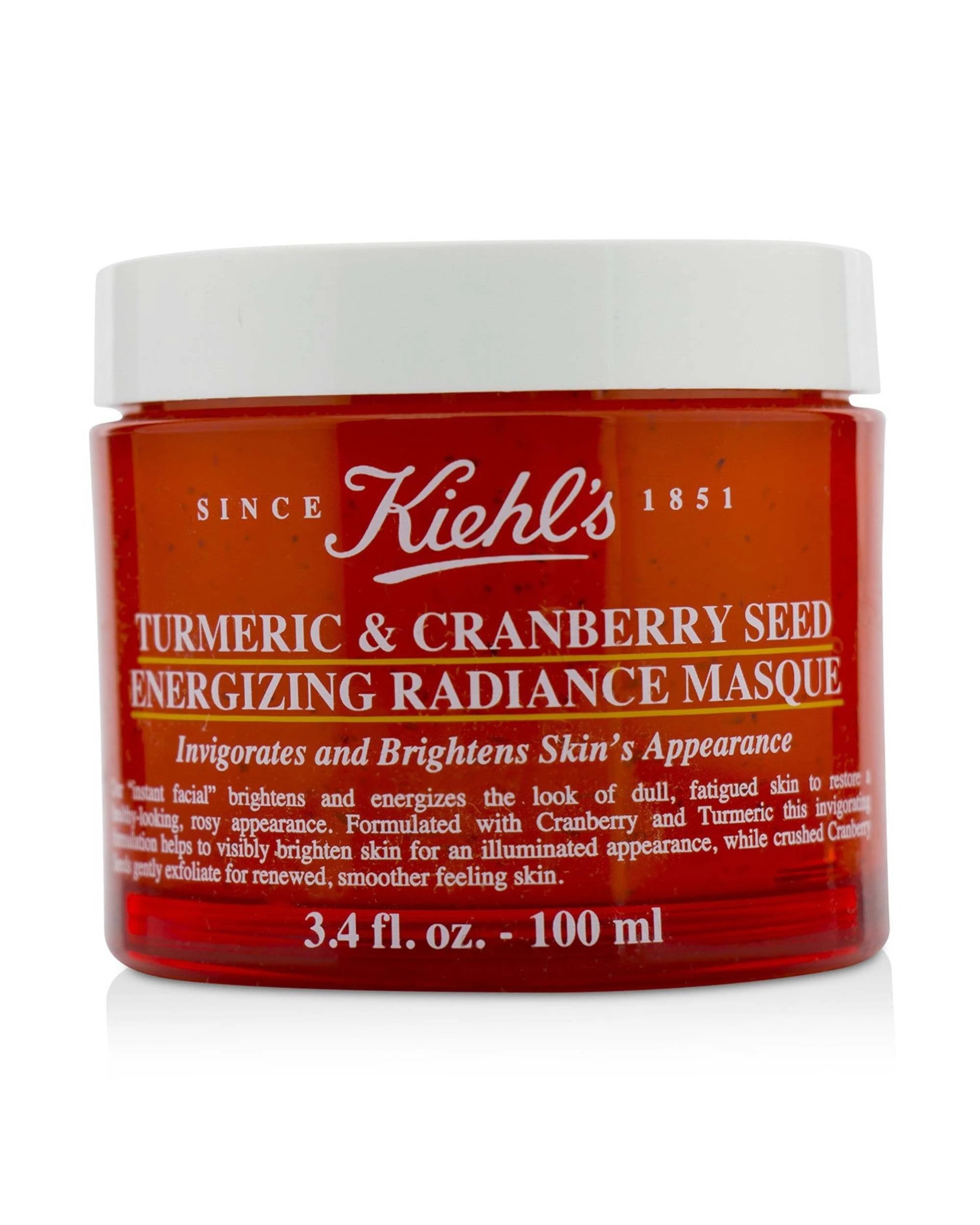 1 Kiehl's Turmeric & Cranberry Seed Energizing Radiance Masque  100ml/3.4oz, 1 of 2