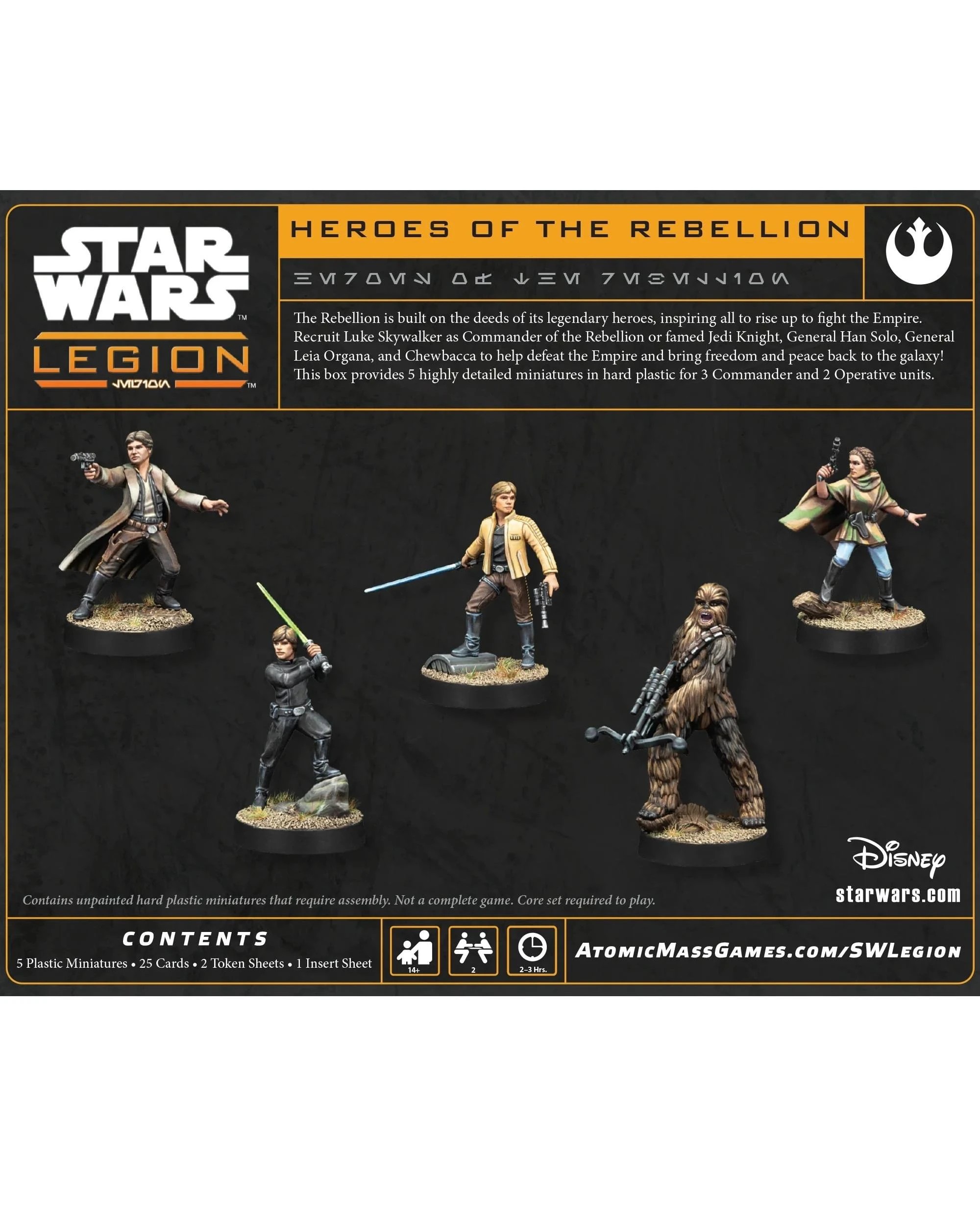 4 Star Wars: Legion Heroes of the Rebellion Character Pack, 4 of 4