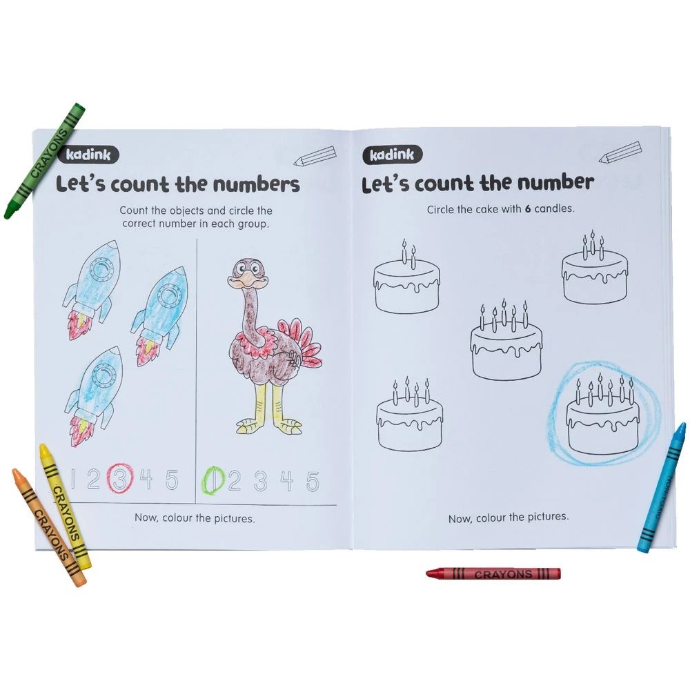 3 Kadink Workbook 48 Pages Numbers, 3 of 4
