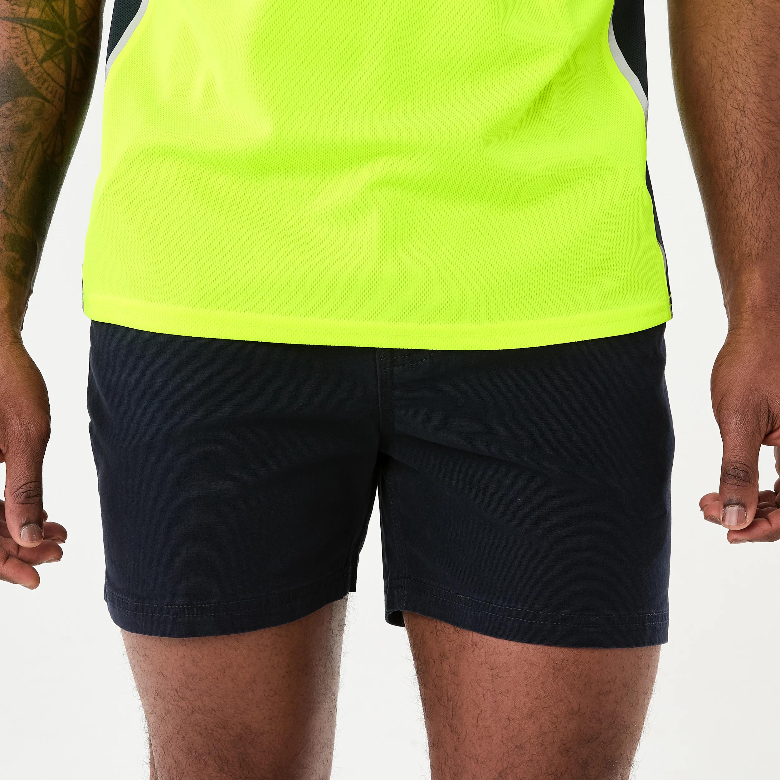 1 Workwear Fixed Waist Short Length Work Shorts SKY CAPTAIN, 1 of 7