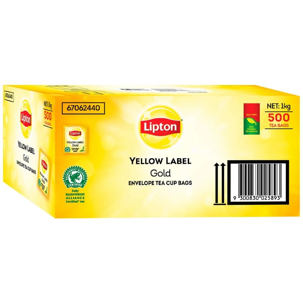 1 Lipton Yellow Label Envelope Tea Cup Bags 500 Pack, 1 of 1