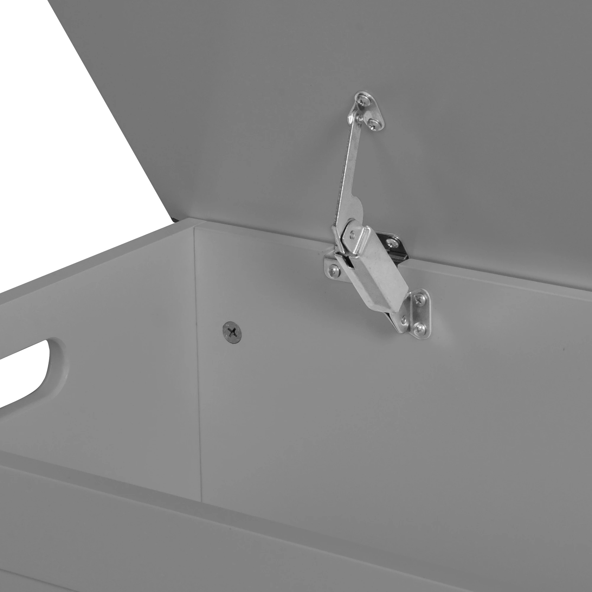 4 Levede Kids Toy Box Storage Chest Cabinet Container Clothes Organiser Grey, 4 of 7