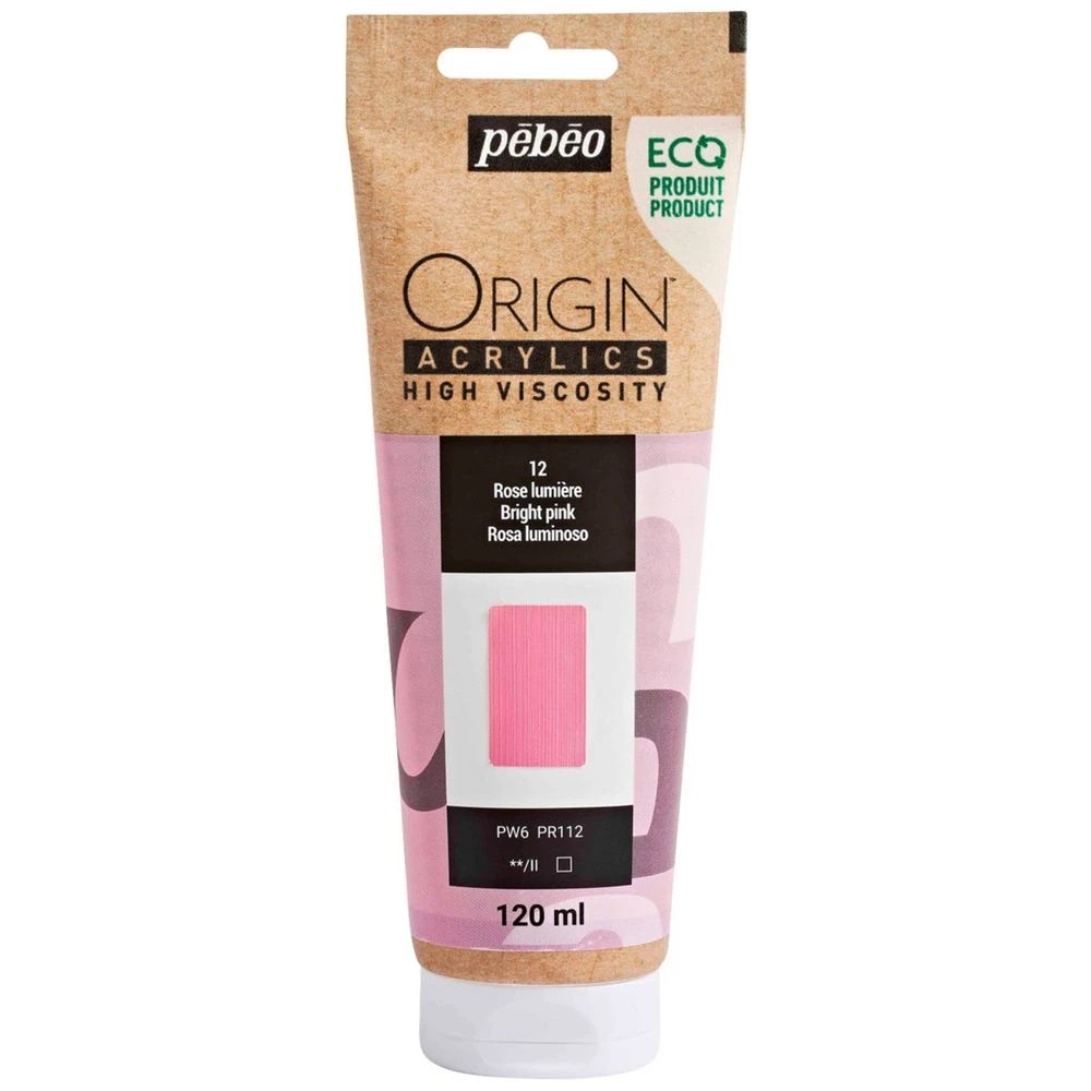 1 Pebeo Origin Acrylic Paint 120mL Light Pink, 1 of 2