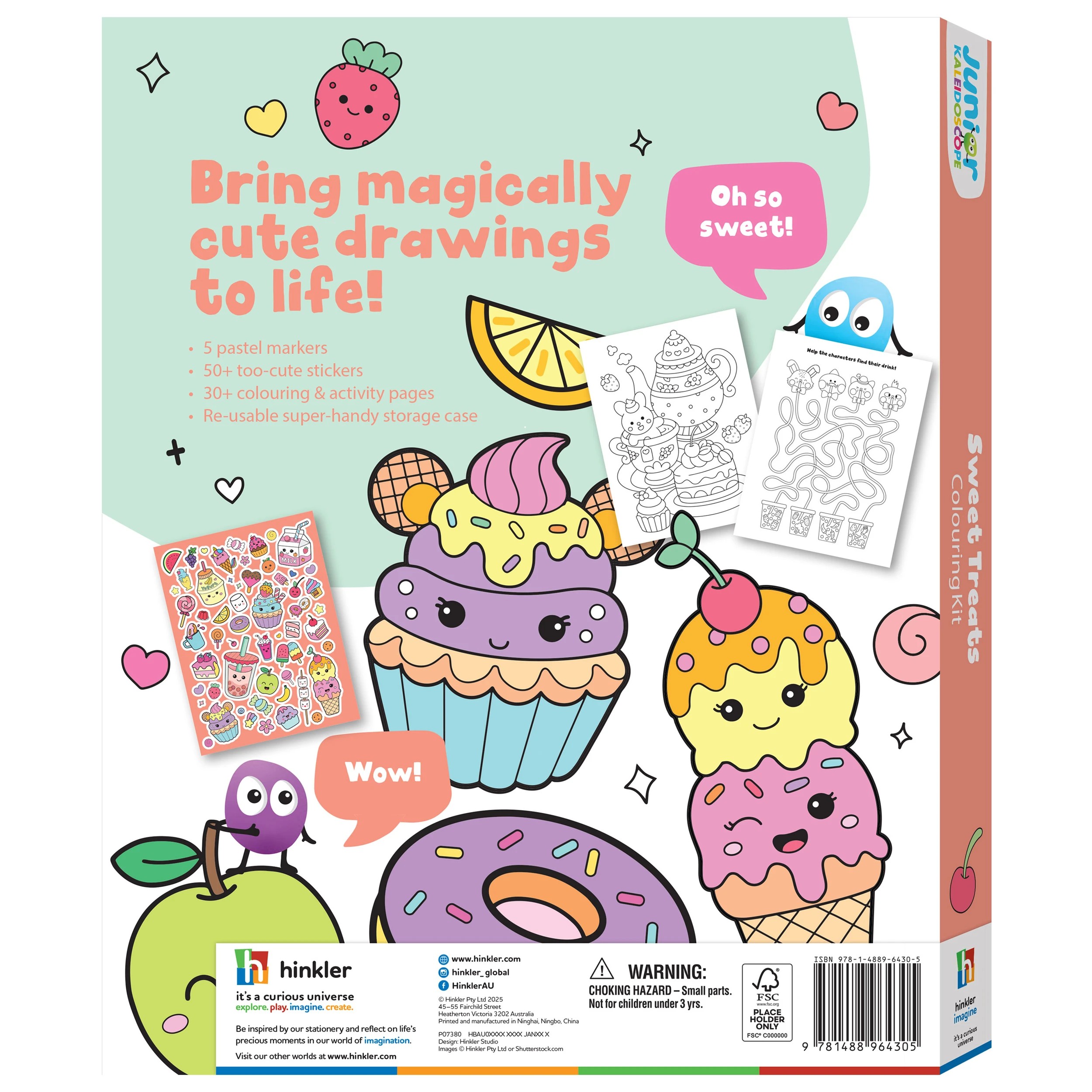 5 Junior Kaleidoscope Sweet Treats Colouring Kit - Book, 5 of 5