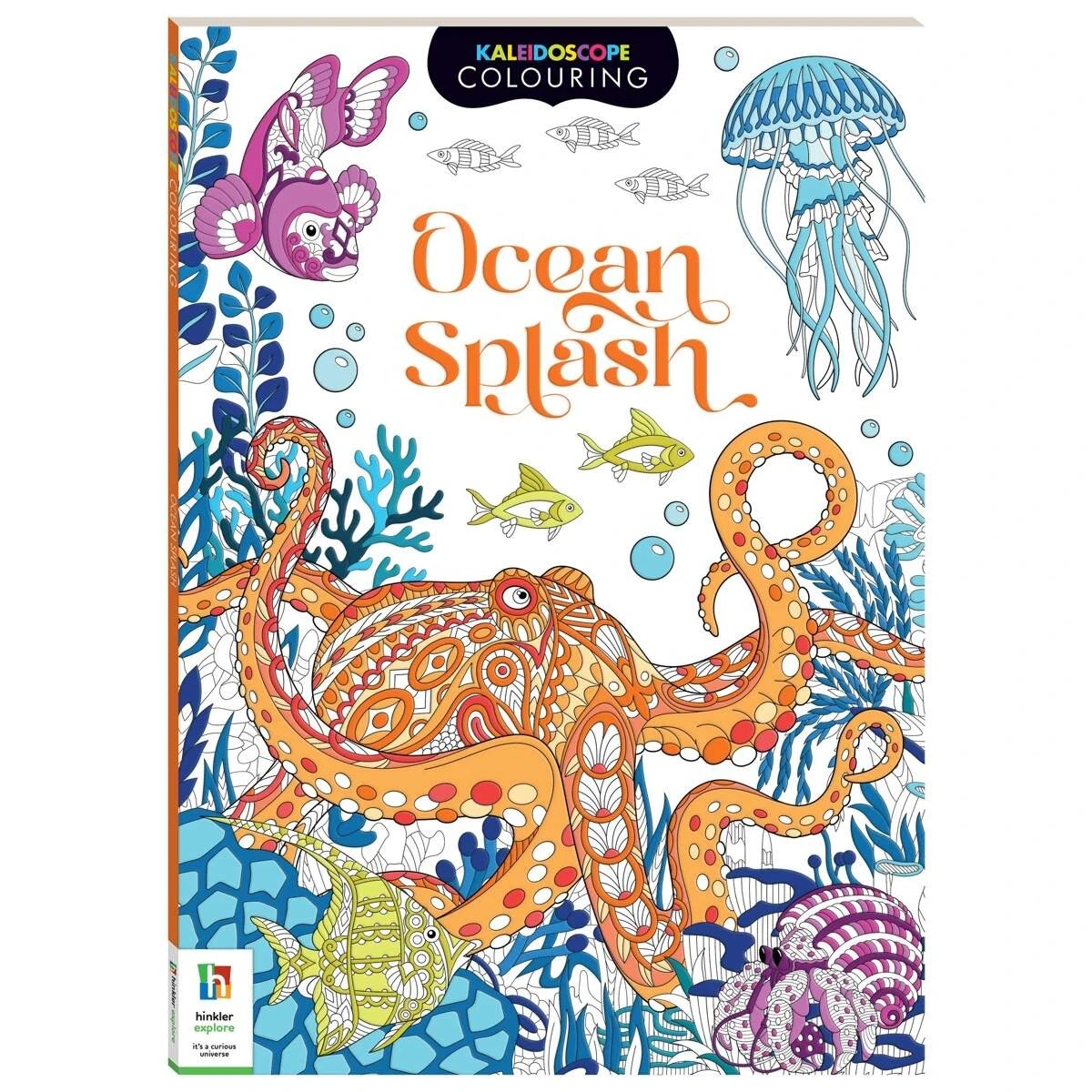 1 Kaleidoscope Colouring: Ocean Splash - Book, 1 of 5