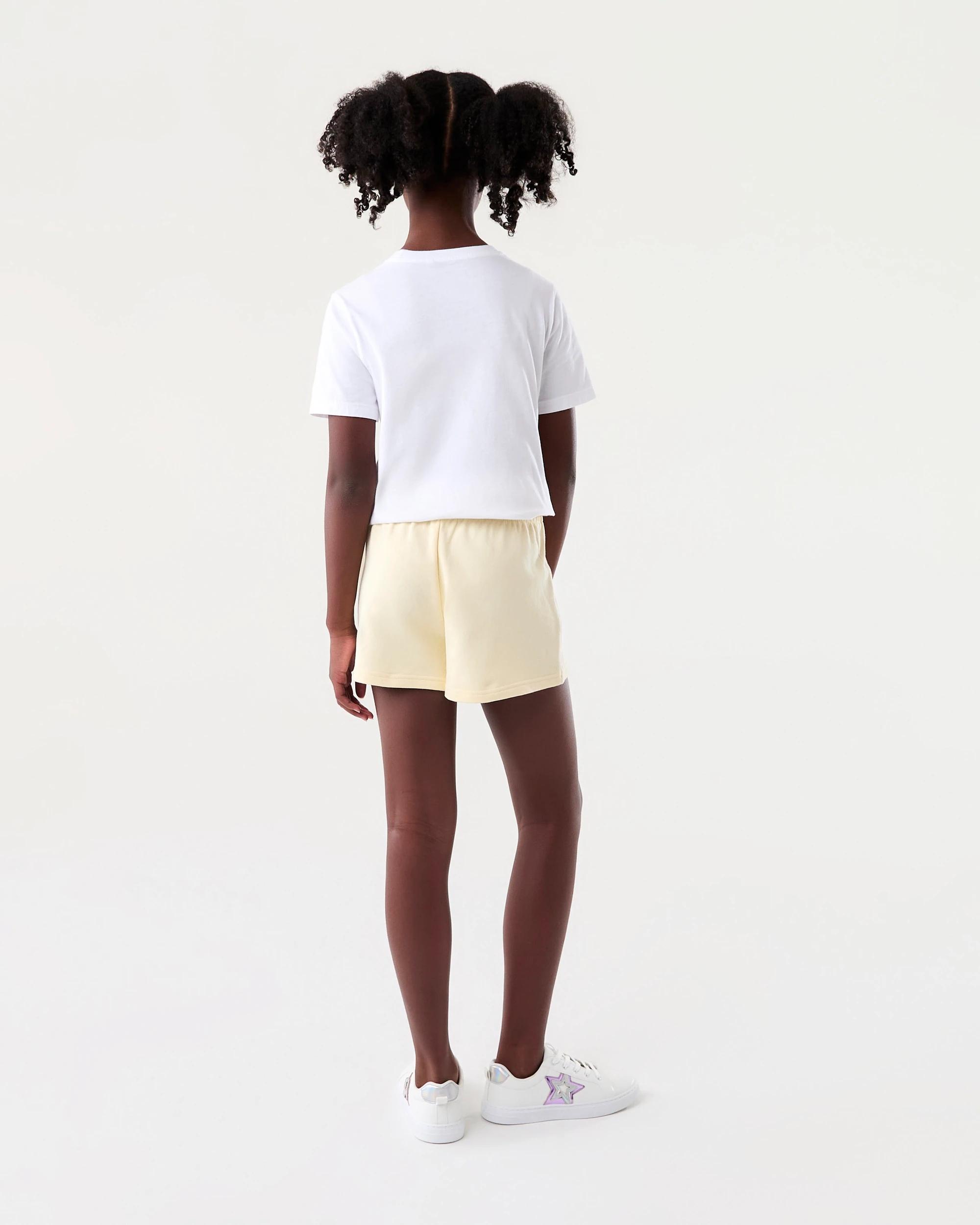 6 French Terry Shorts with Piping Almond Ylw, 6 of 6